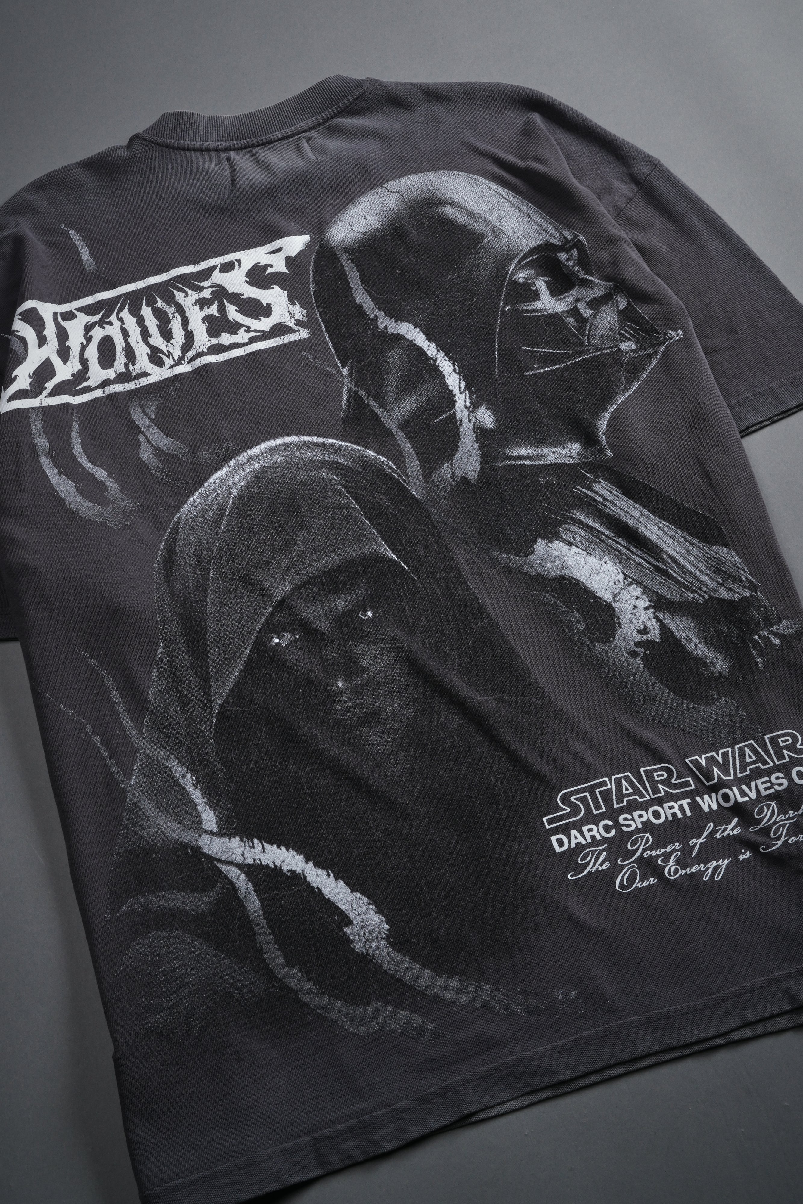 (1 Of 500) Charred Destiny "Premium" Oversized Tee in Slate Gray - Image 4