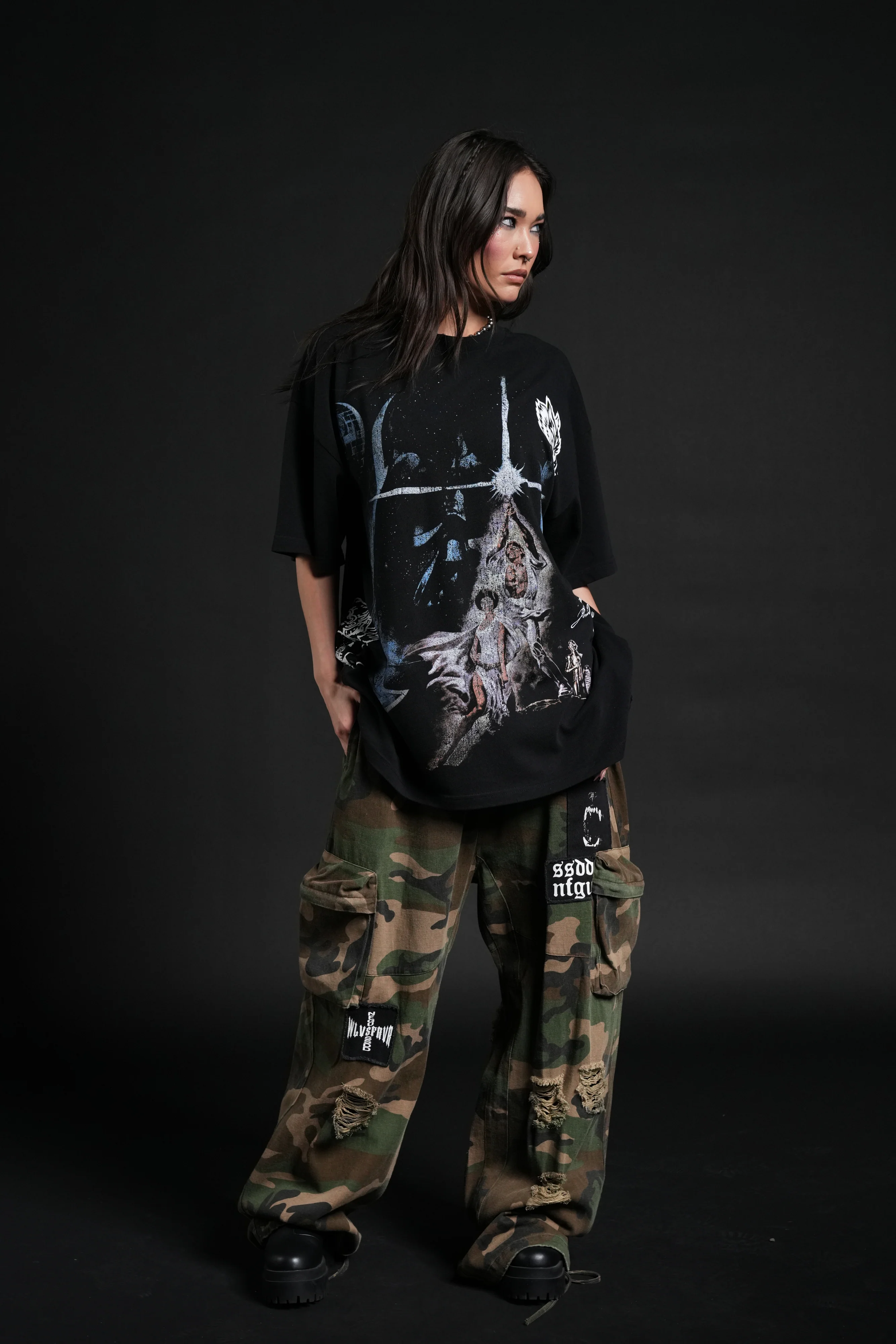 A New Hope "Side-By-Side" Series Premium Tee in Black - Image 11
