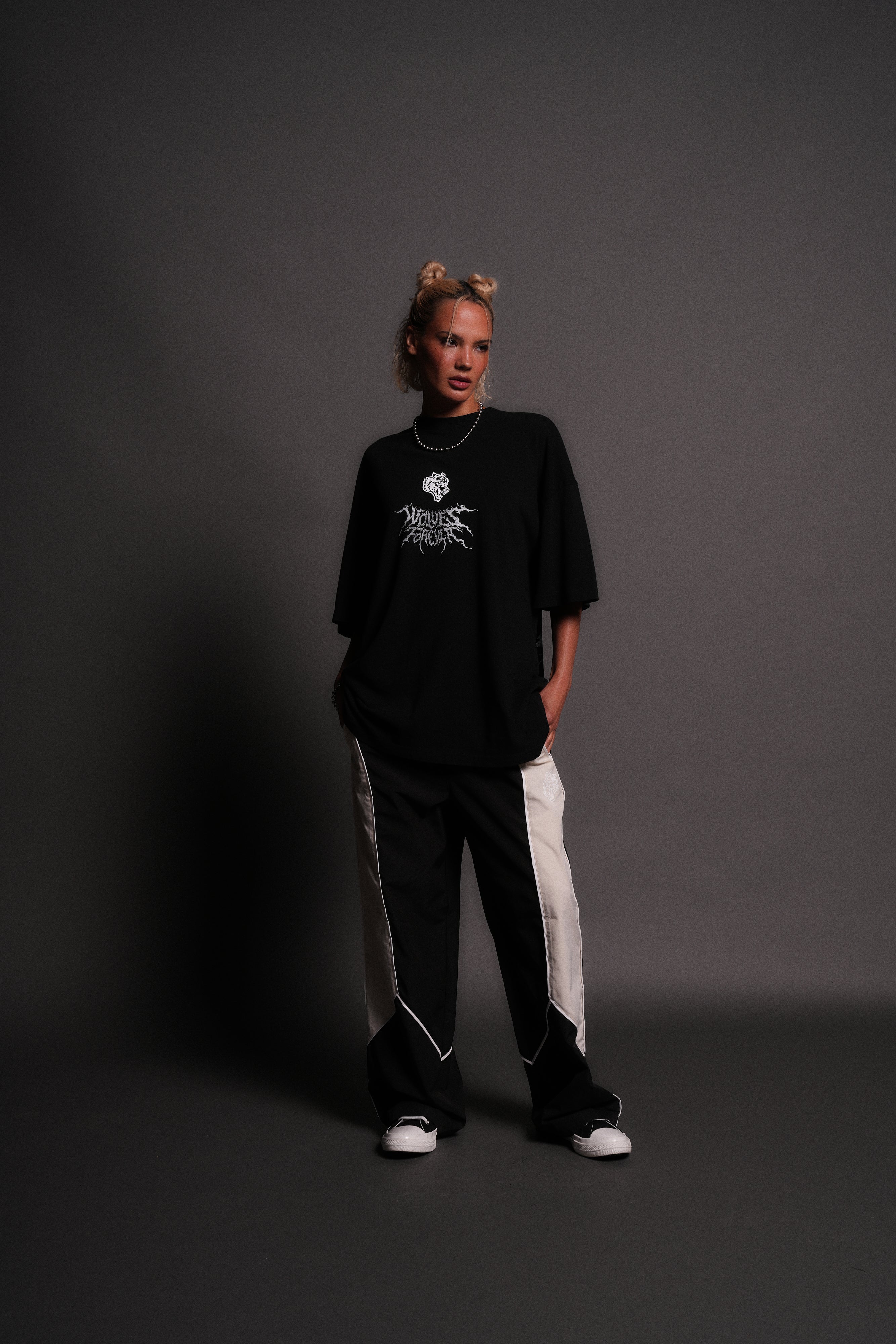 Akaza "Premium" Oversized Tee in Black - Image 6