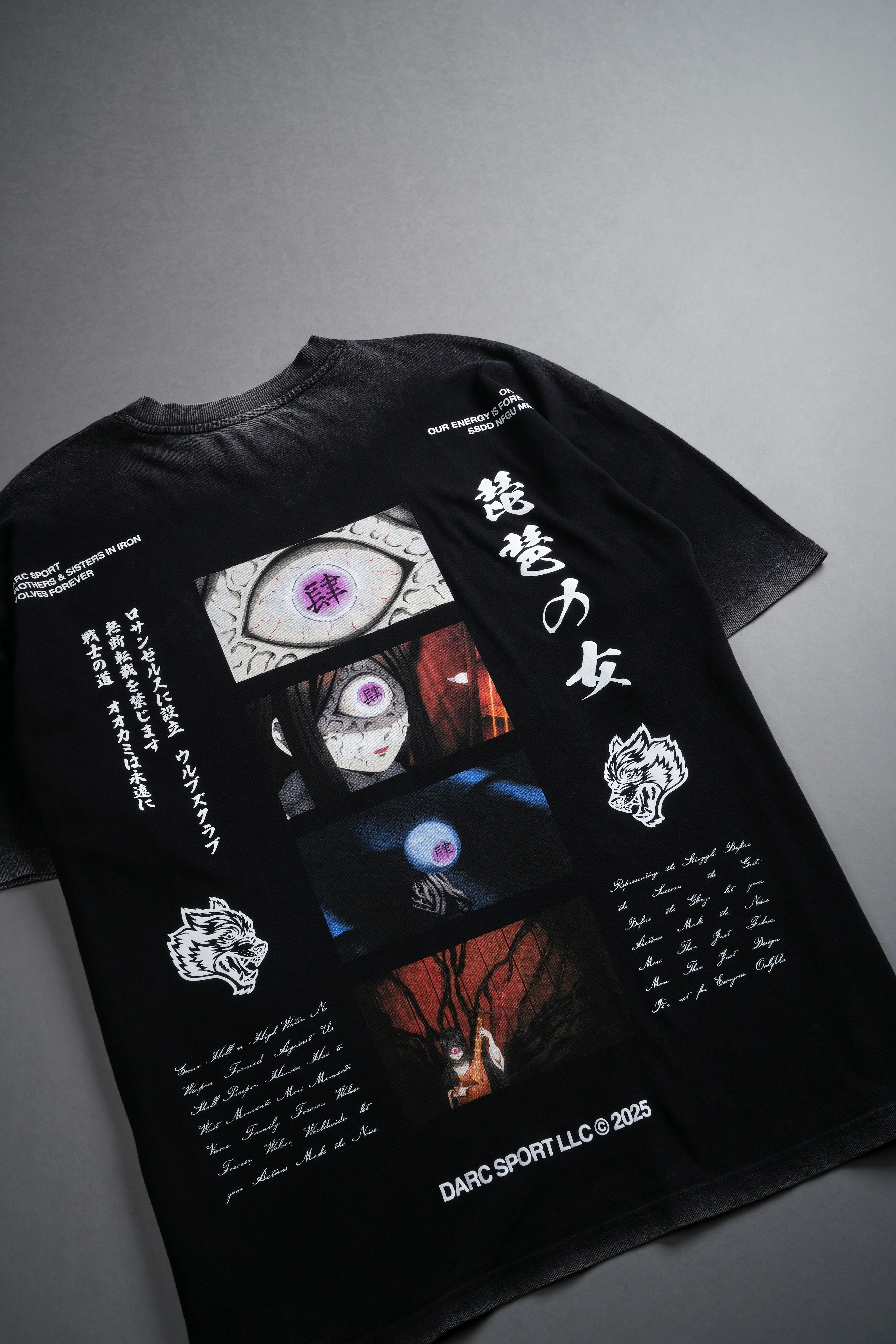 Always Watching "Premium" Oversized Tee in Black - Image 6
