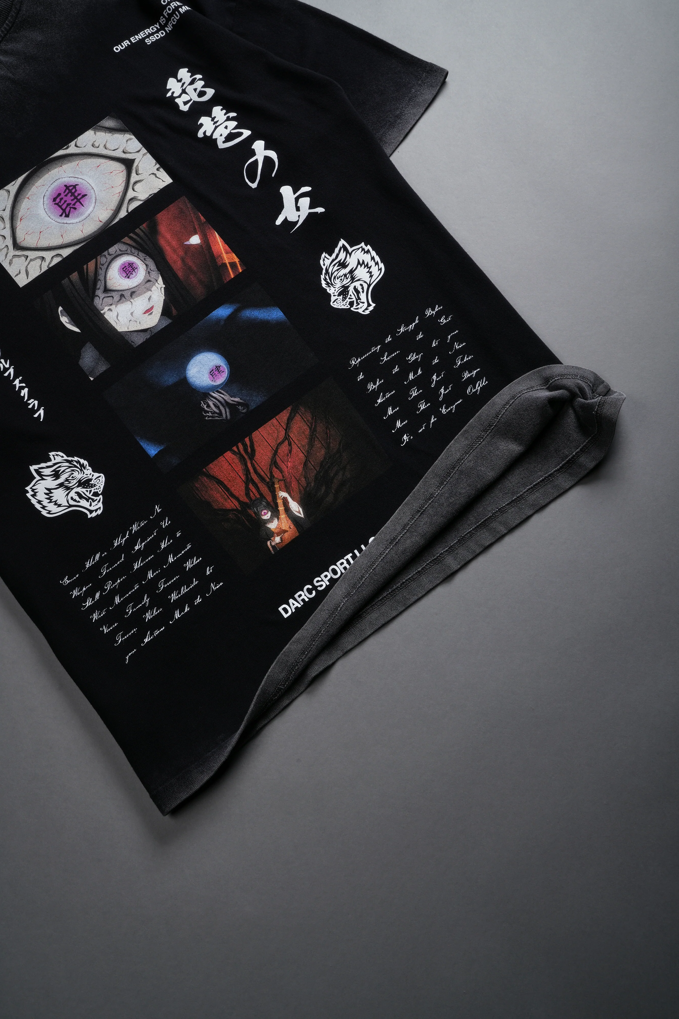 Always Watching "Premium" Oversized Tee in Black - Image 8