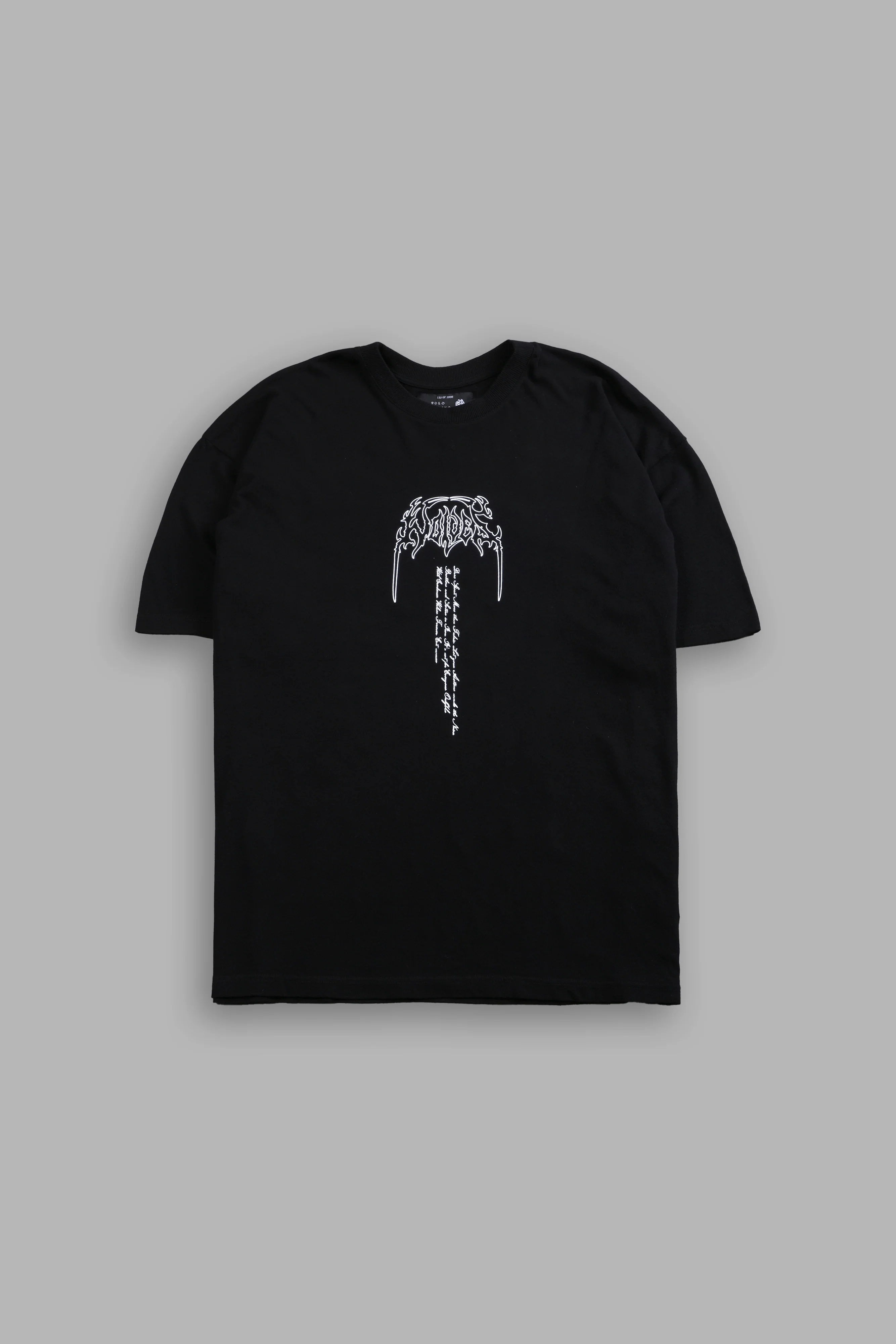 Ant King "Premium" Oversized Tee in Black - Image 3