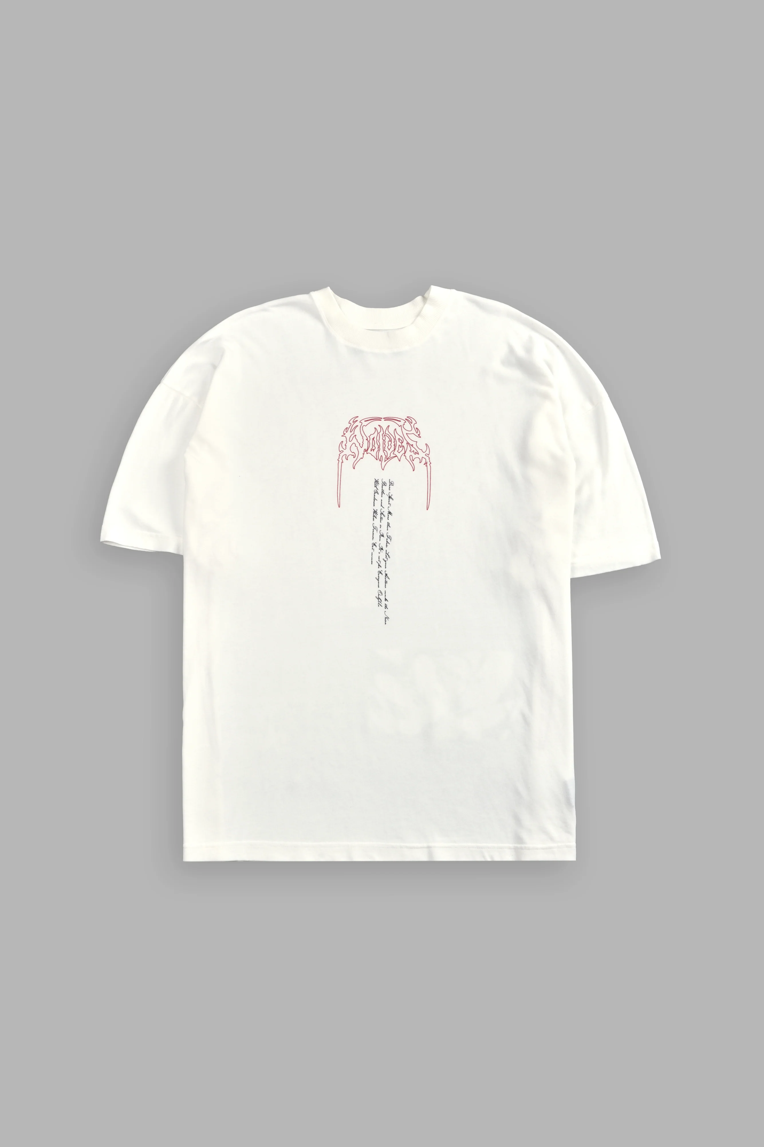 Ant King "Premium" Oversized Tee in Cream - Image 3
