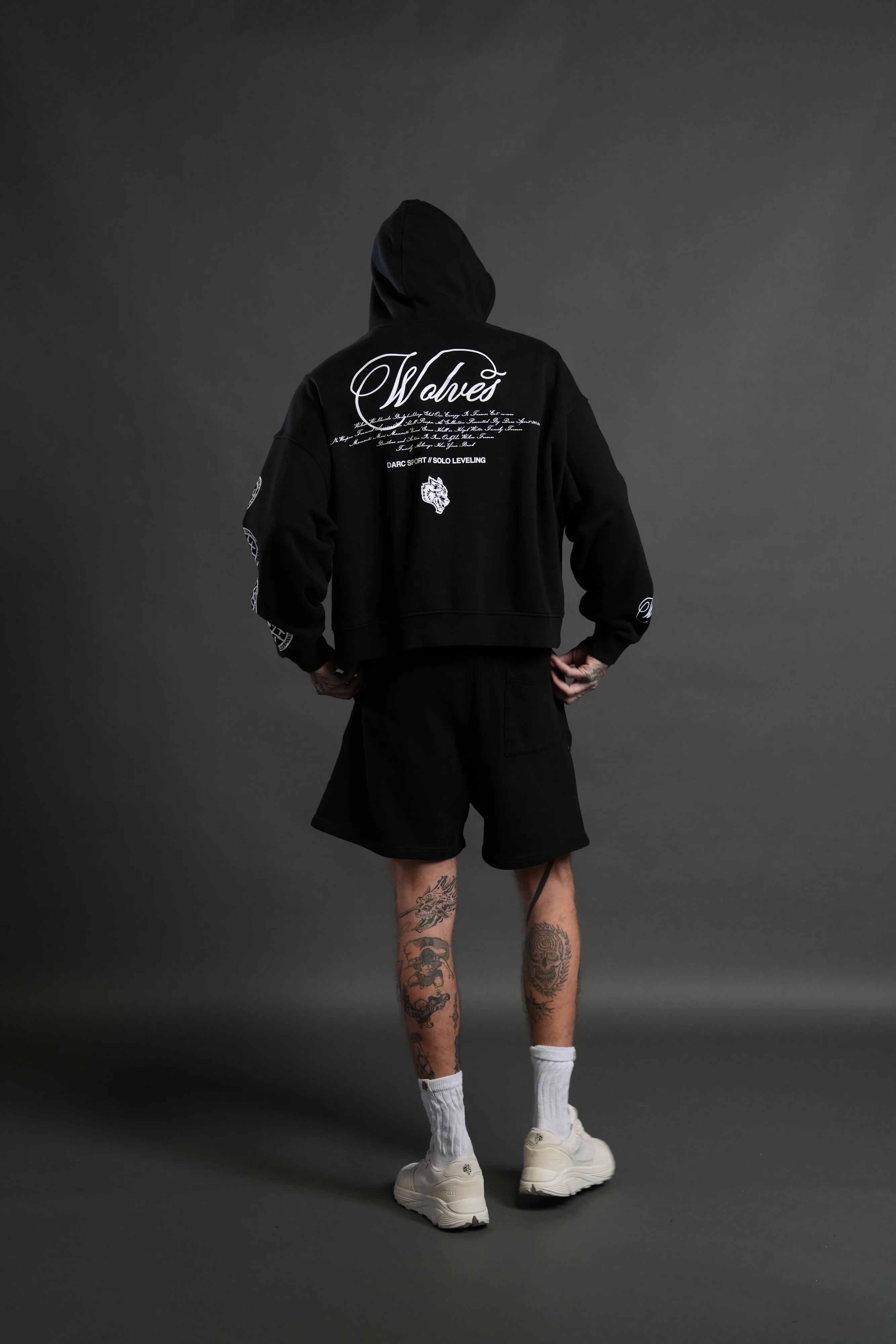 Arise Vex Double Zip Hoodie in Black - Image 6