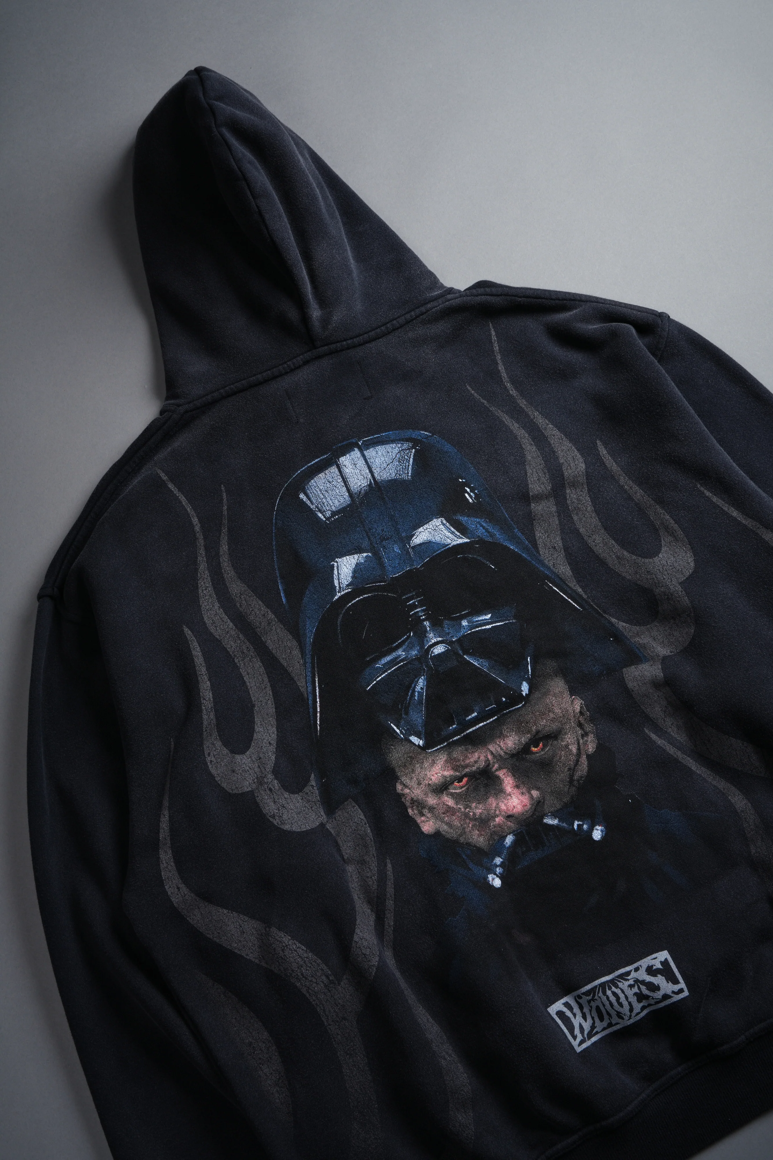 Ashes of the Dark V2 "Pierce" Hoodie in Black Drift Wash - Image 12