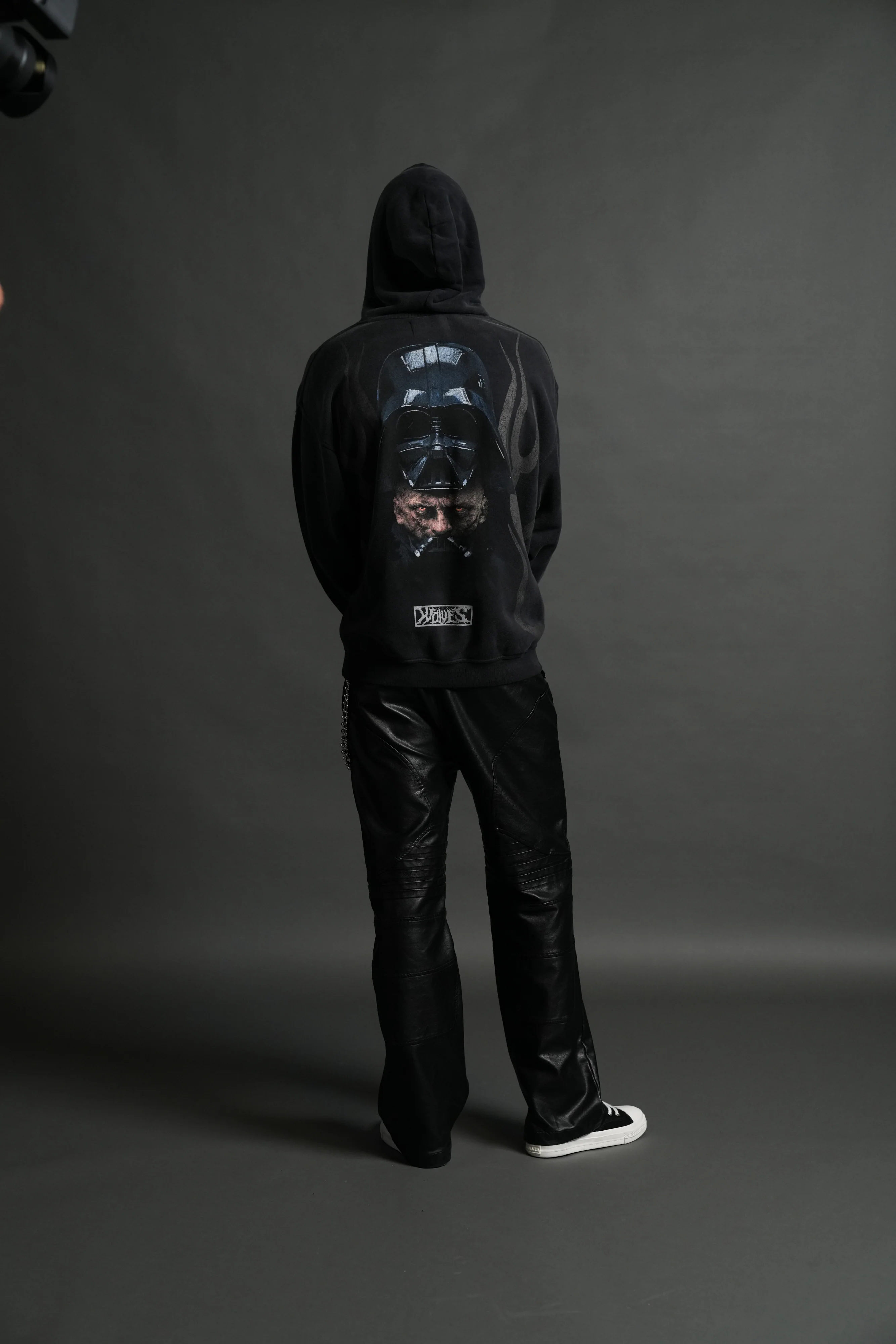 Ashes of the Dark V2 "Pierce" Hoodie in Black Drift Wash - Image 6
