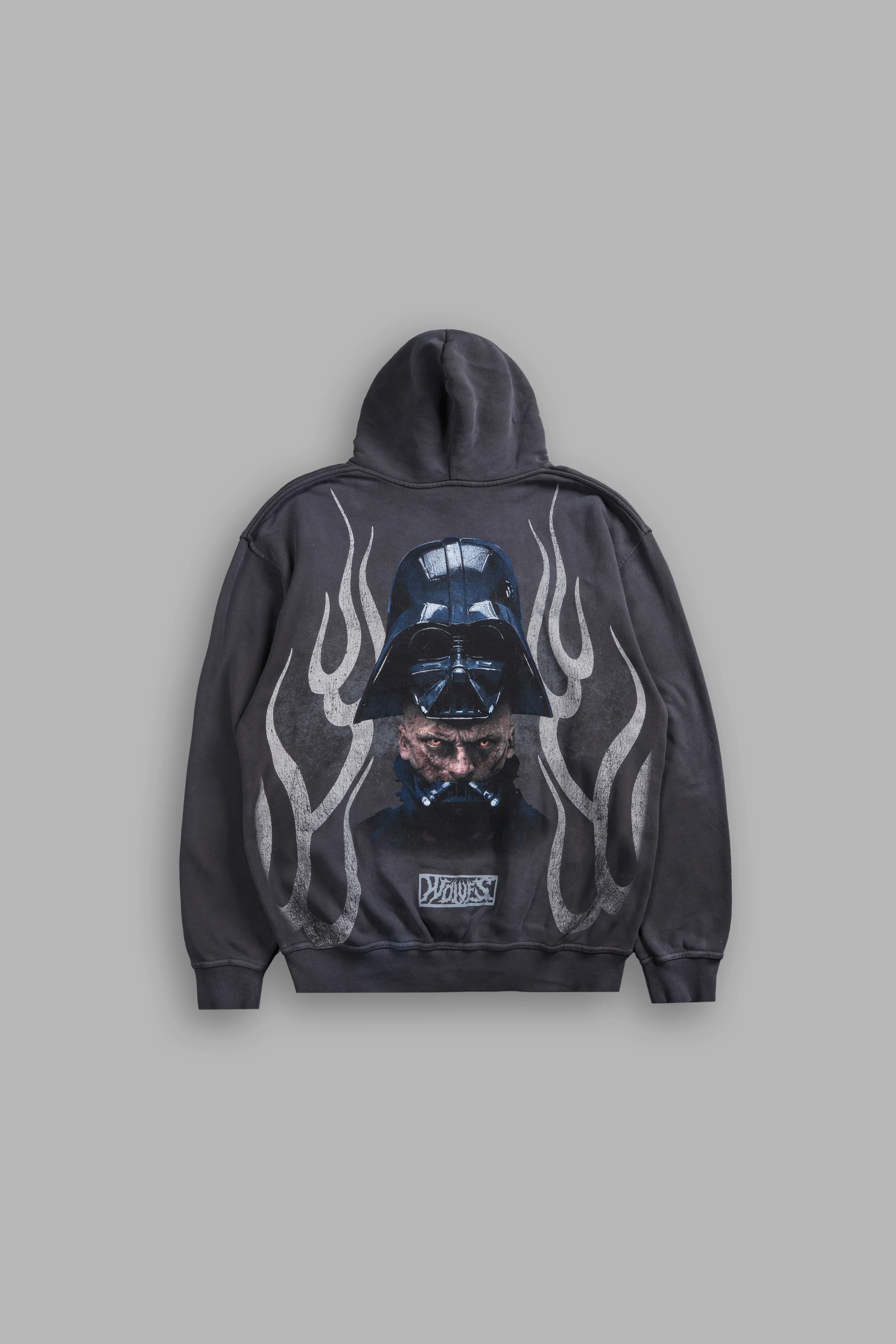 Ashes of the Dark V2 "Pierce" Hoodie in Wolf Gray Drift Wash
