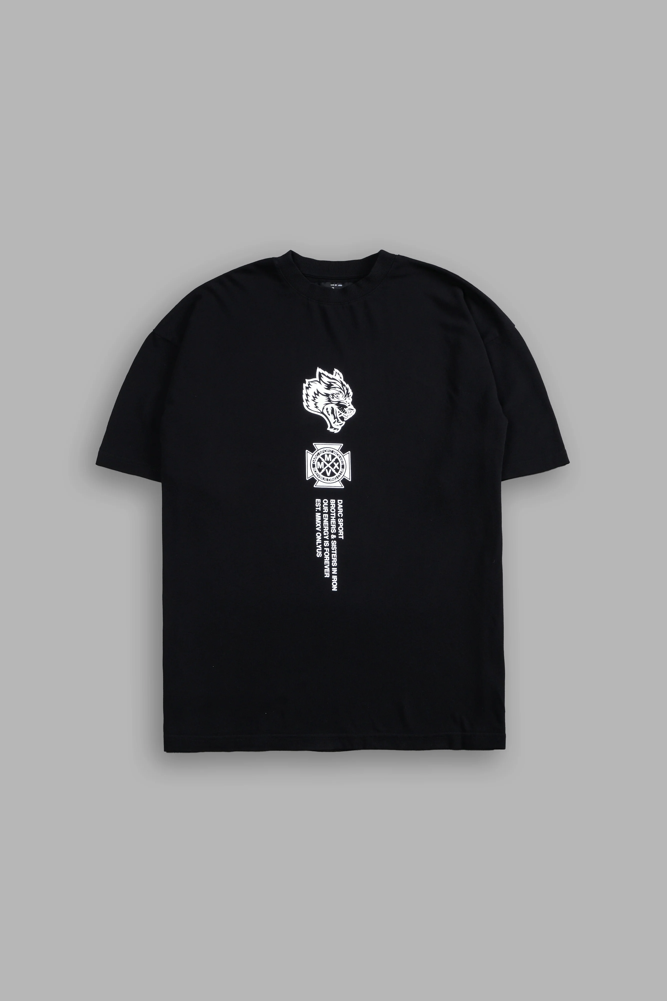 Ashes Of The Dark "Premium" Oversized Tee in Black - Image 3