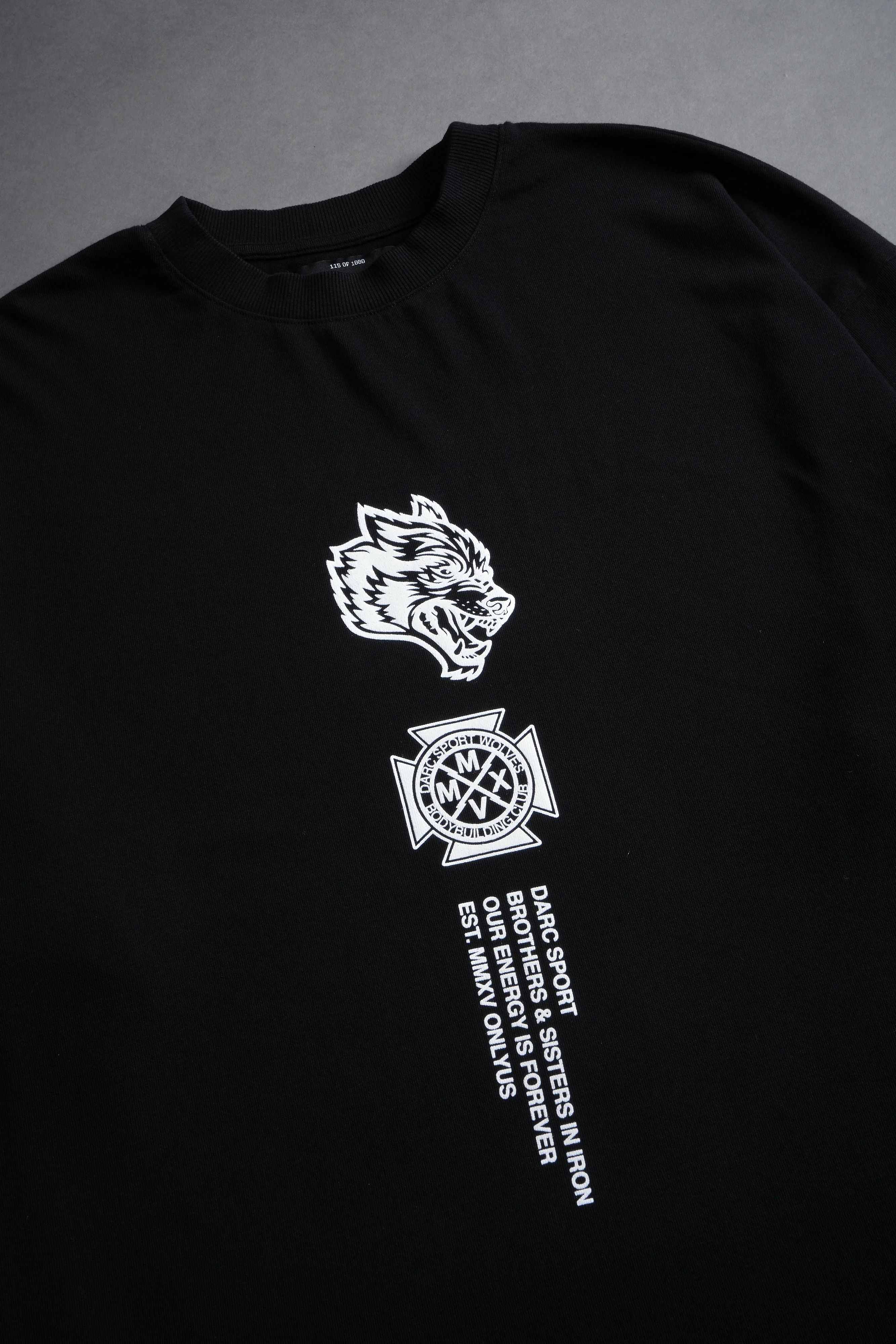 Ashes Of The Dark "Premium" Oversized Tee in Black - Image 4