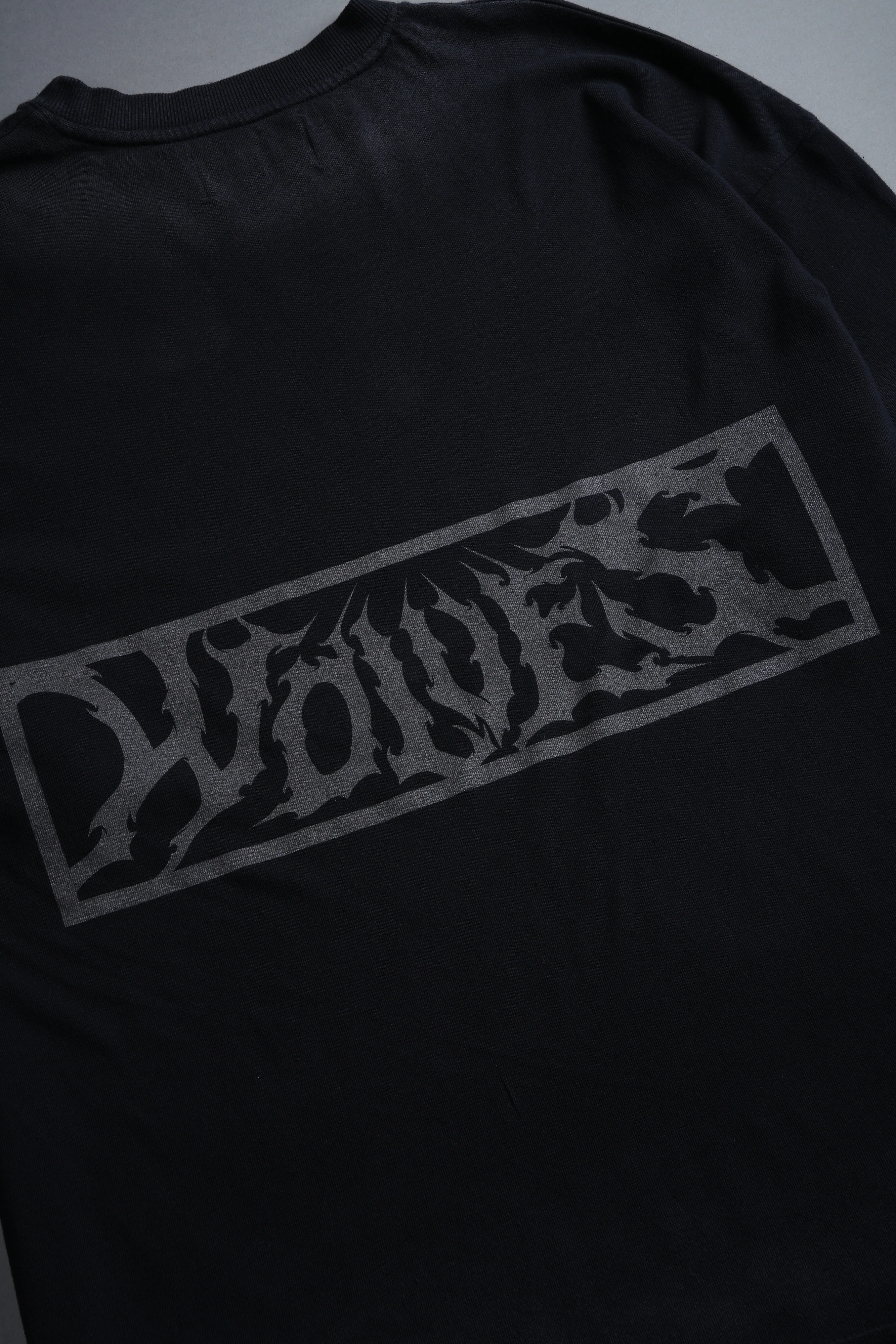 Ashes of the Dark V2 "Premium" Oversized Tee in Black Drift Wash - Image 11