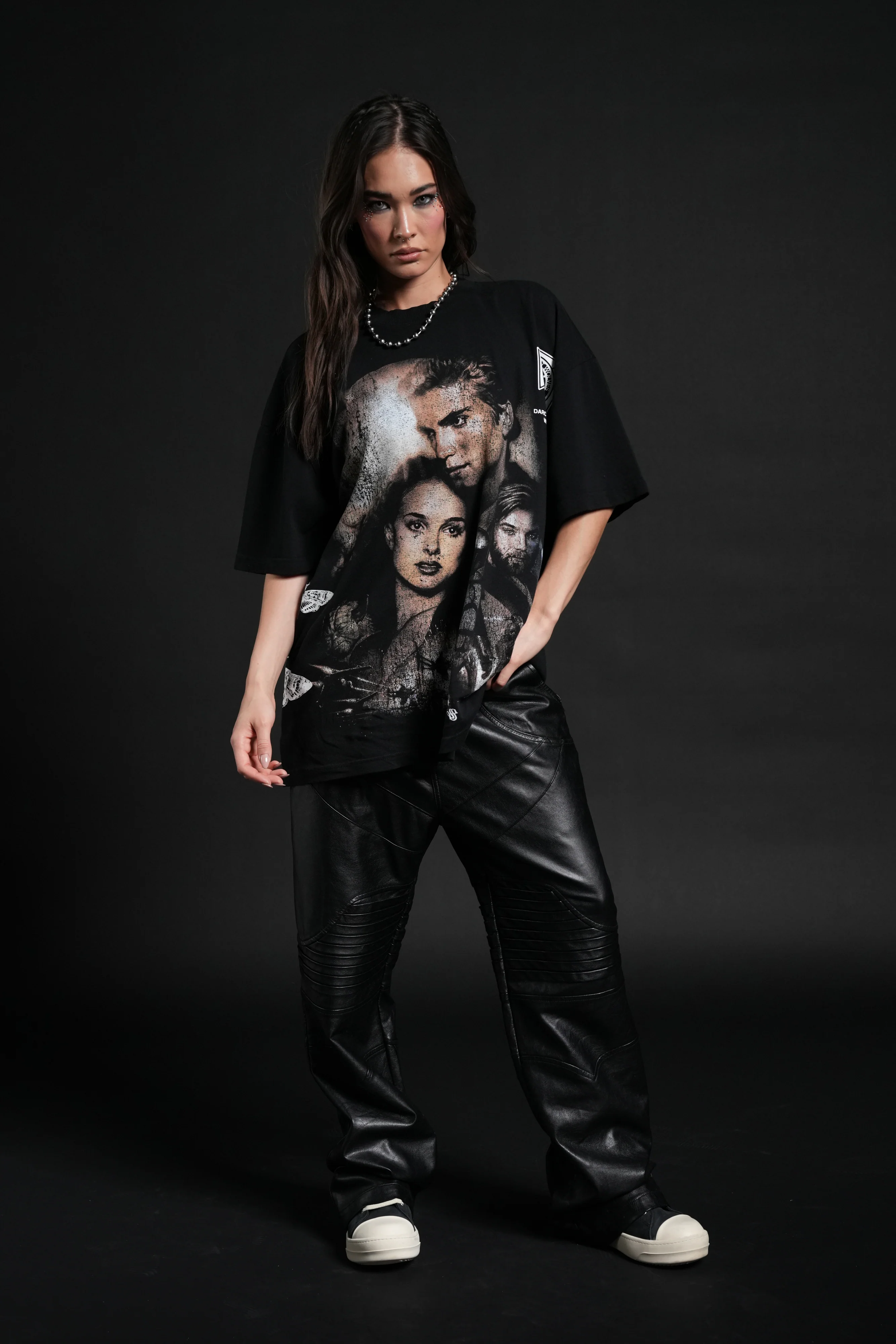 Attack Of The Clones "Side-By-Side" Series Premium Tee in Black - Image 11