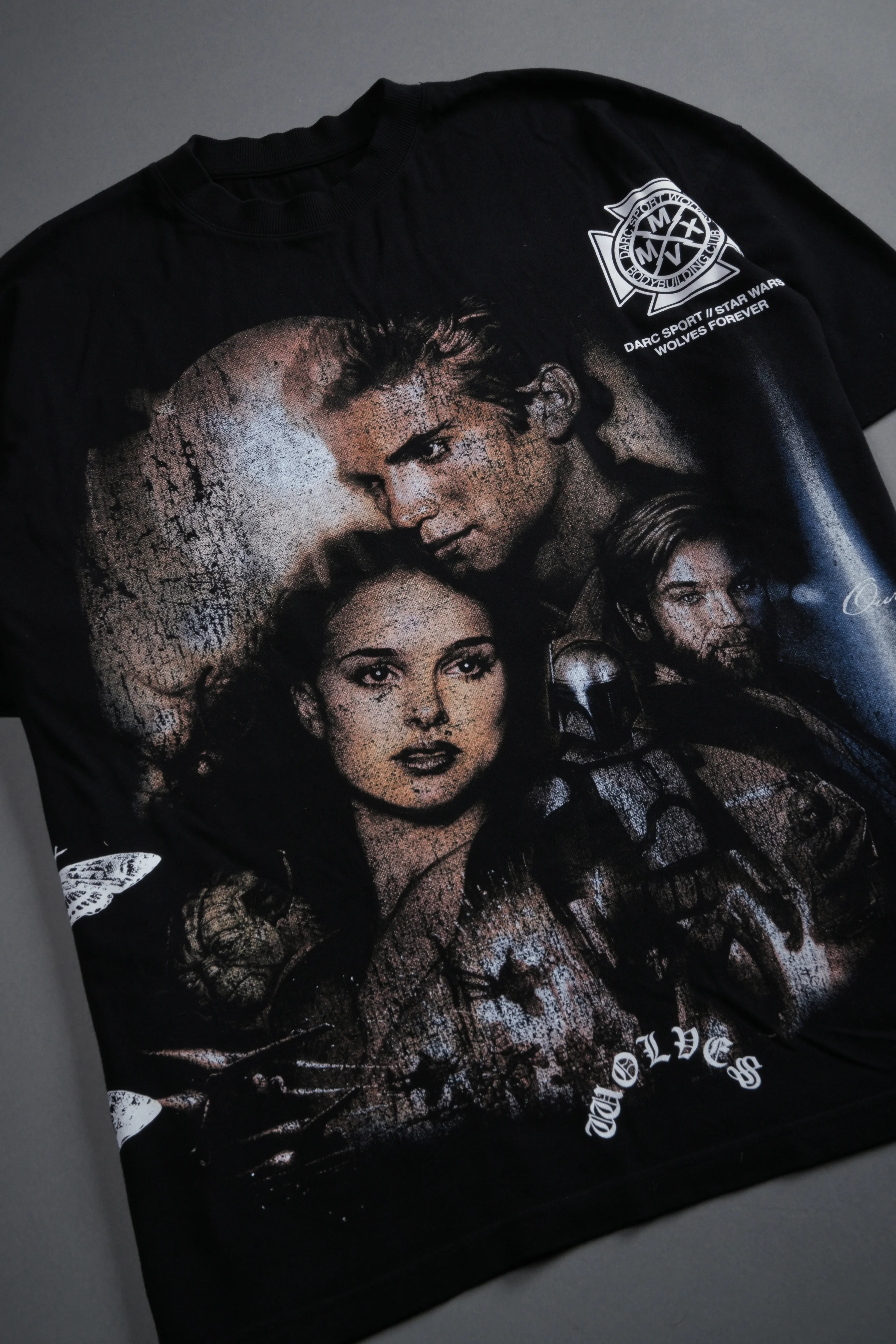 Attack Of The Clones "Side-By-Side" Series Premium Tee in Black - Image 15
