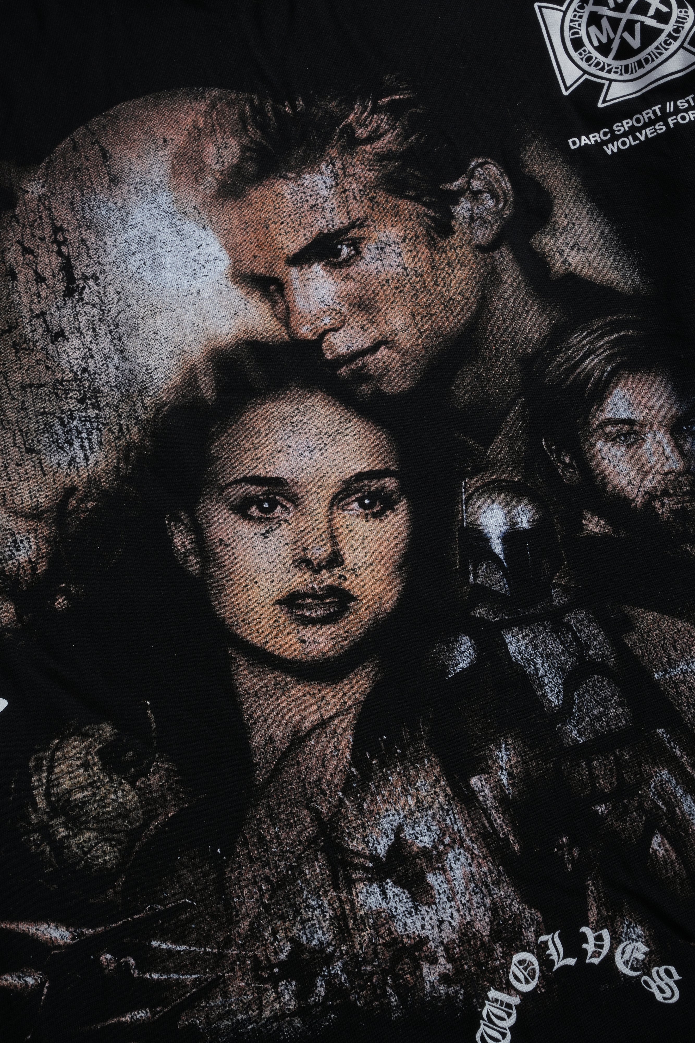 Attack Of The Clones "Side-By-Side" Series Premium Tee in Black - Image 17