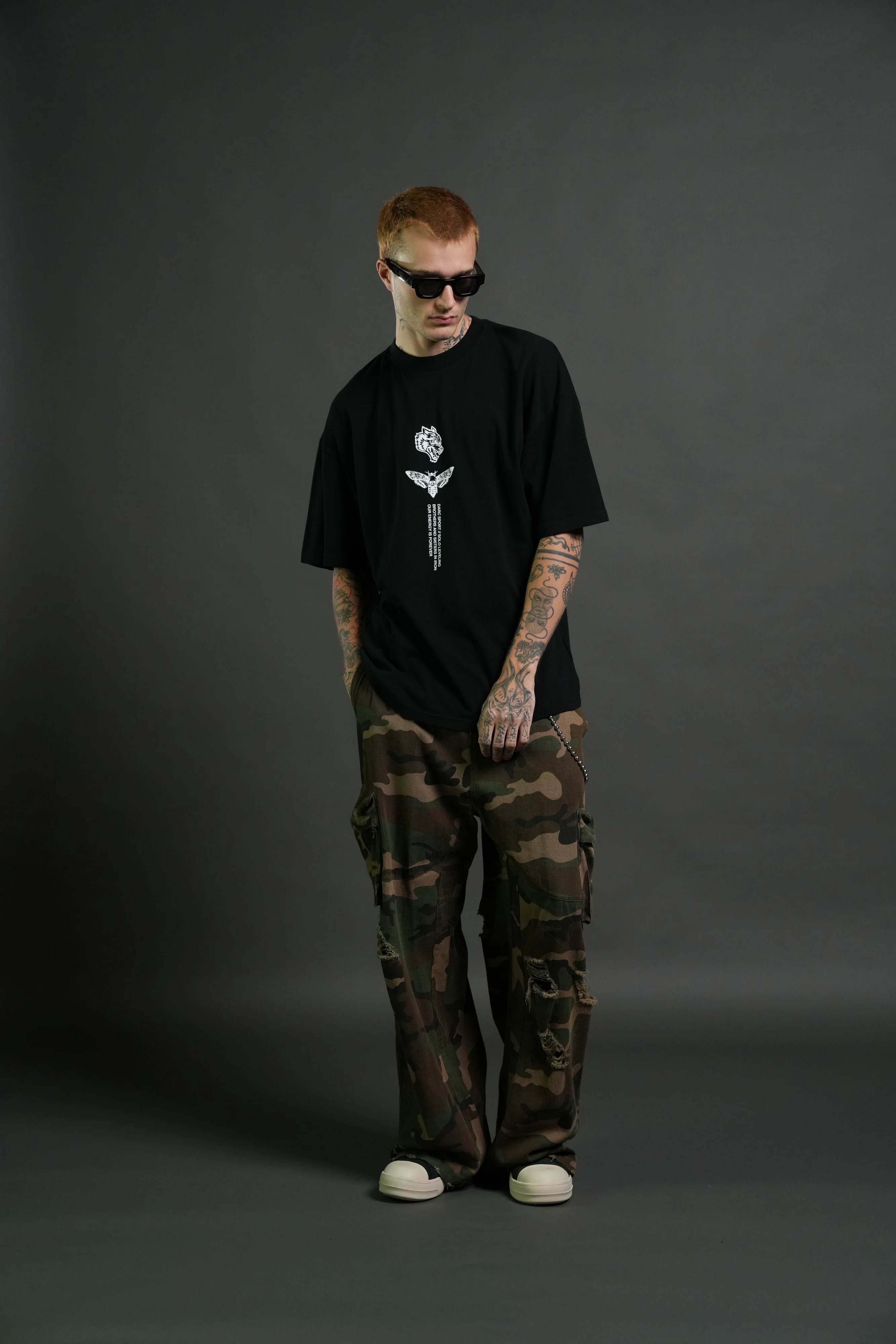 Awakened Premium Oversized Tee in Black - Image 5