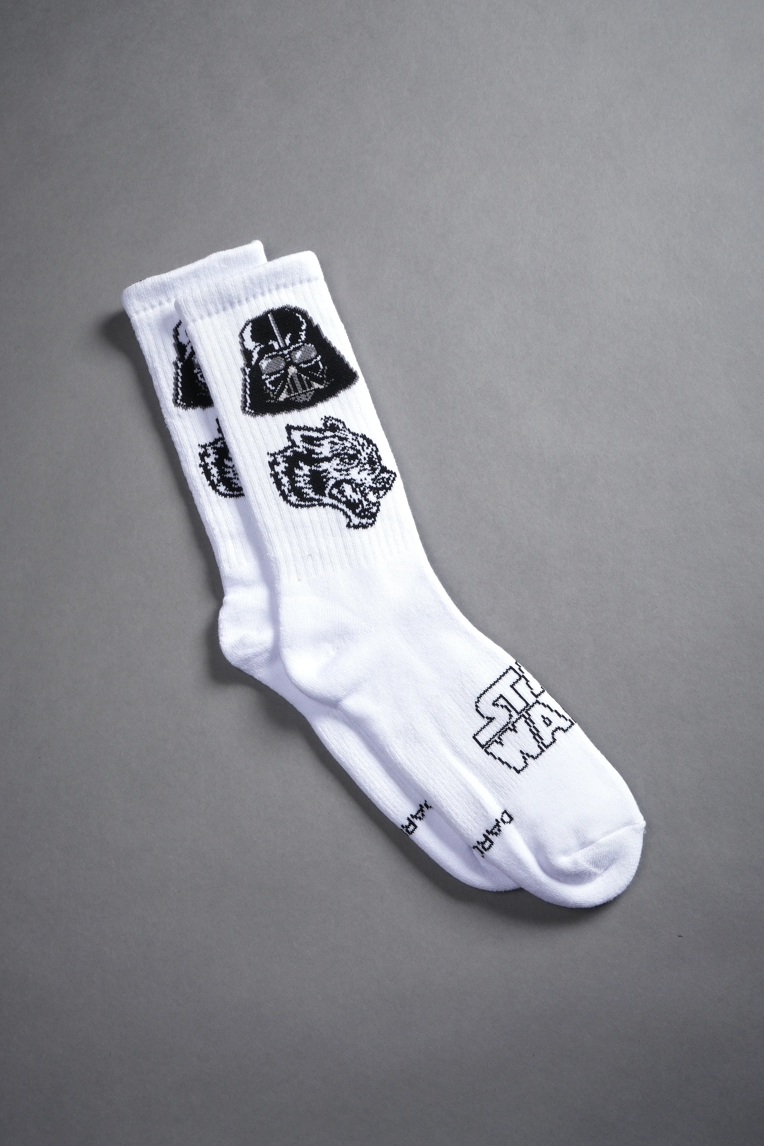 Big Wolf Vader Classic Socks in White - Image 3