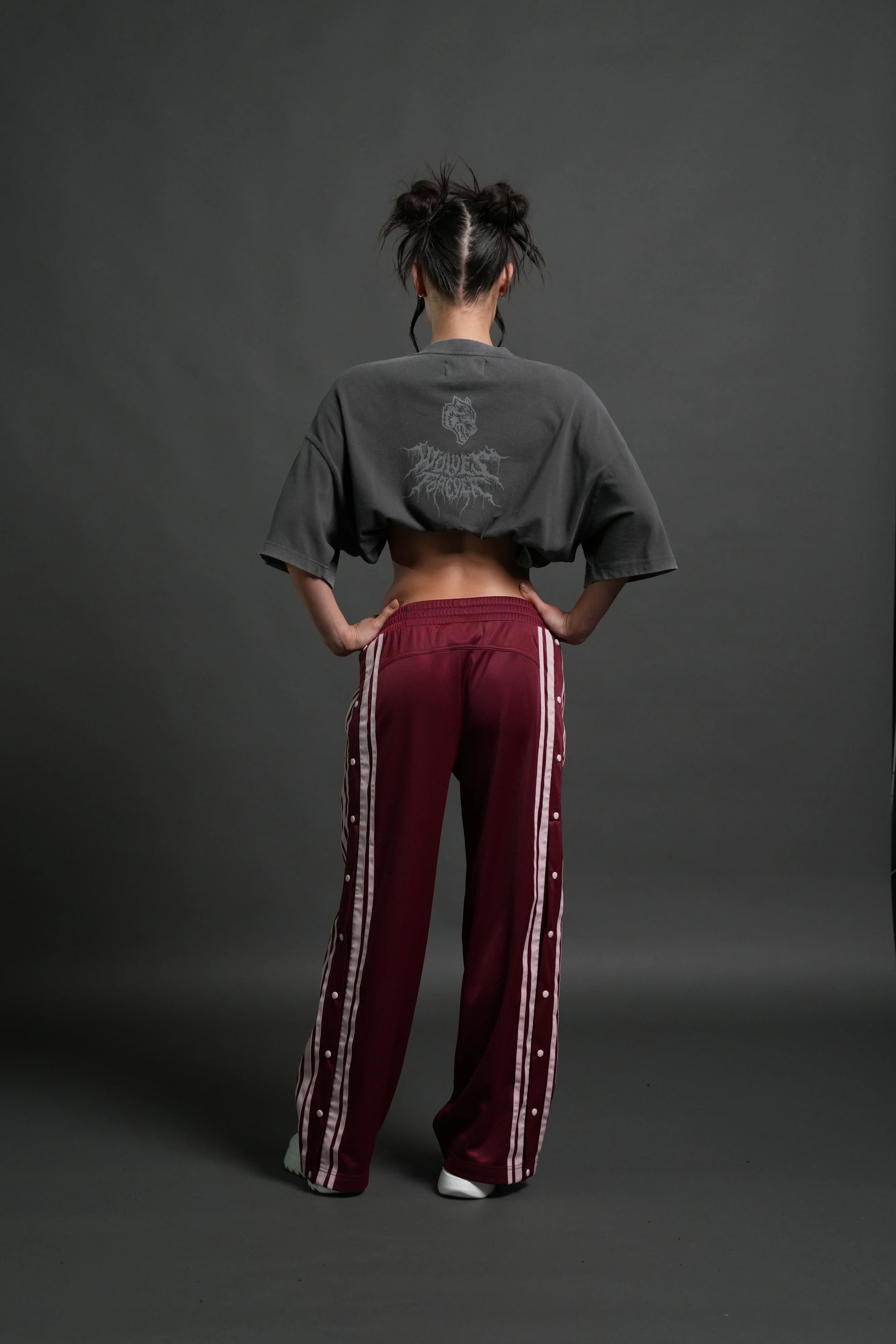 Blood Moon Premium Oversized Tee in Wolf Gray - Image 12