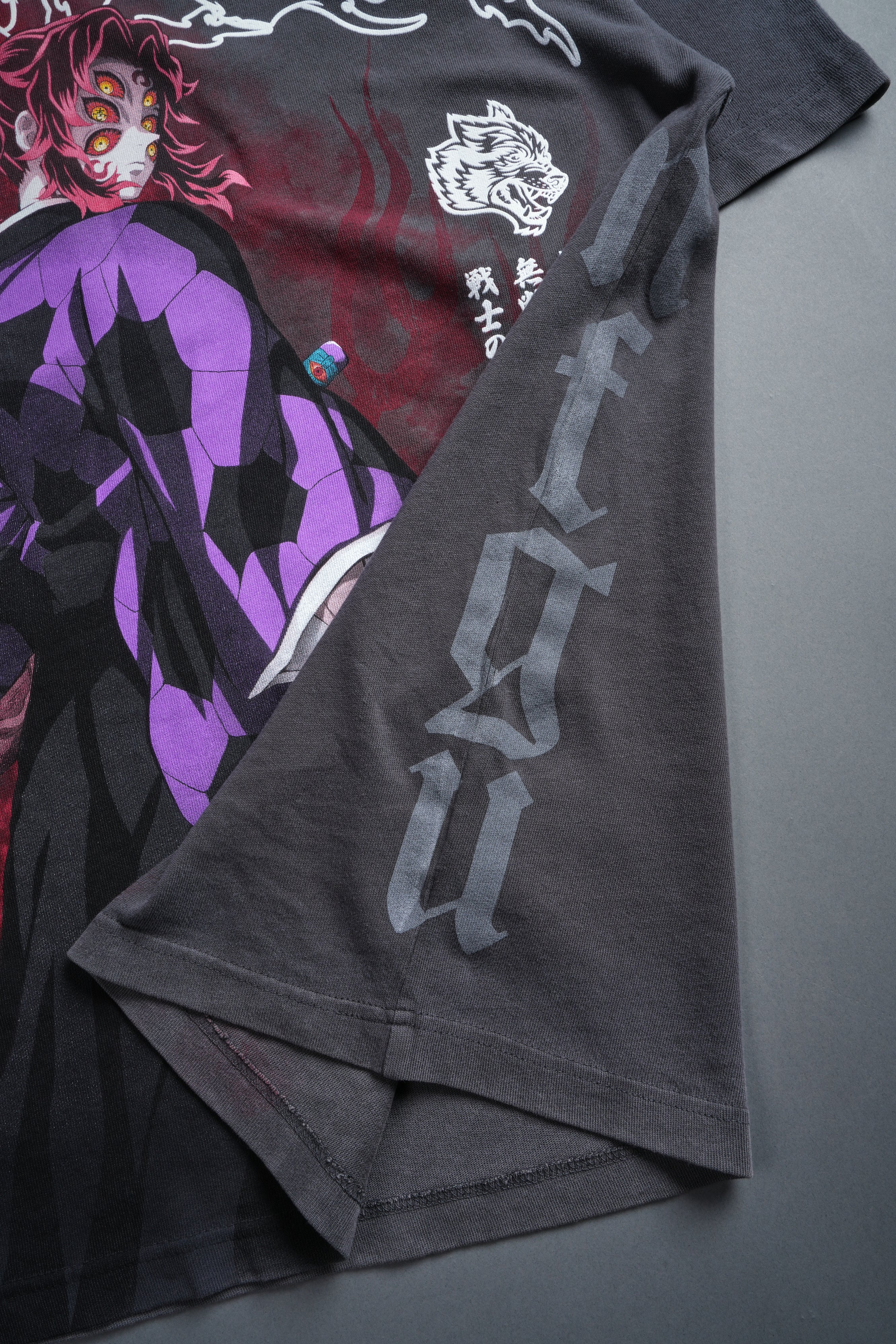 Blood Moon Premium Oversized Tee in Wolf Gray - Image 15