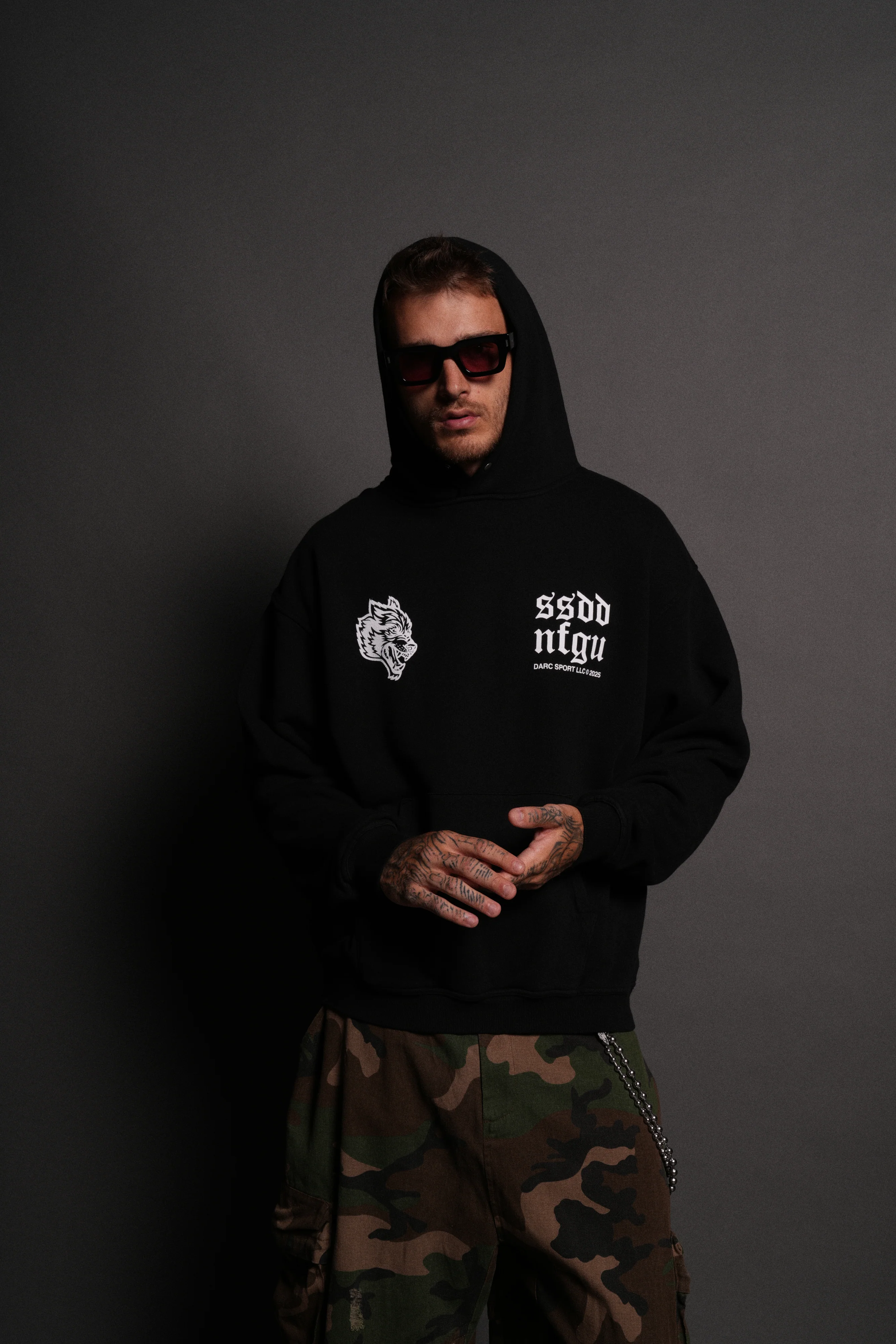 Born Stoic "Pierce" Hoodie in Black - Image 14
