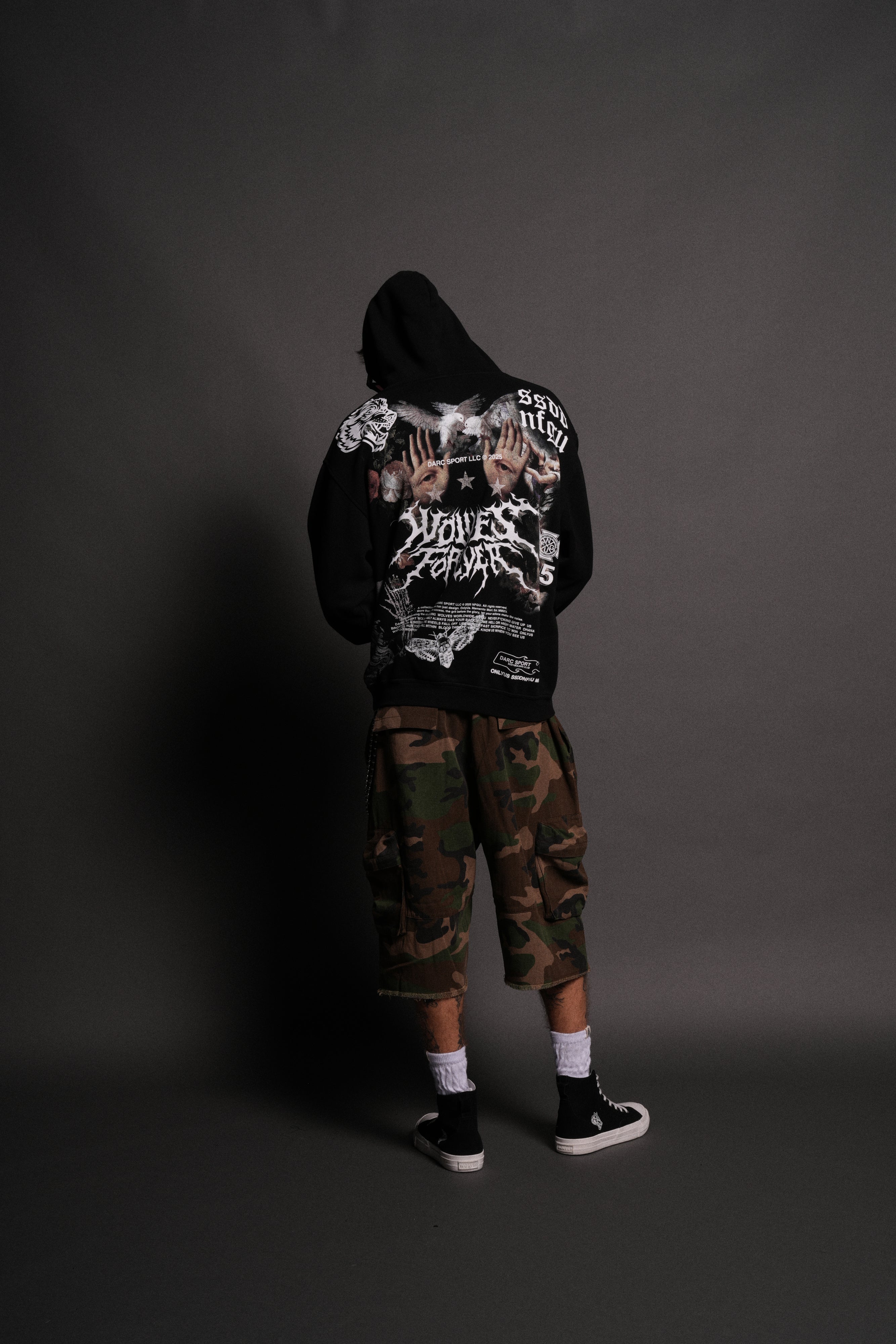 Born Stoic "Pierce" Hoodie in Black - Image 6