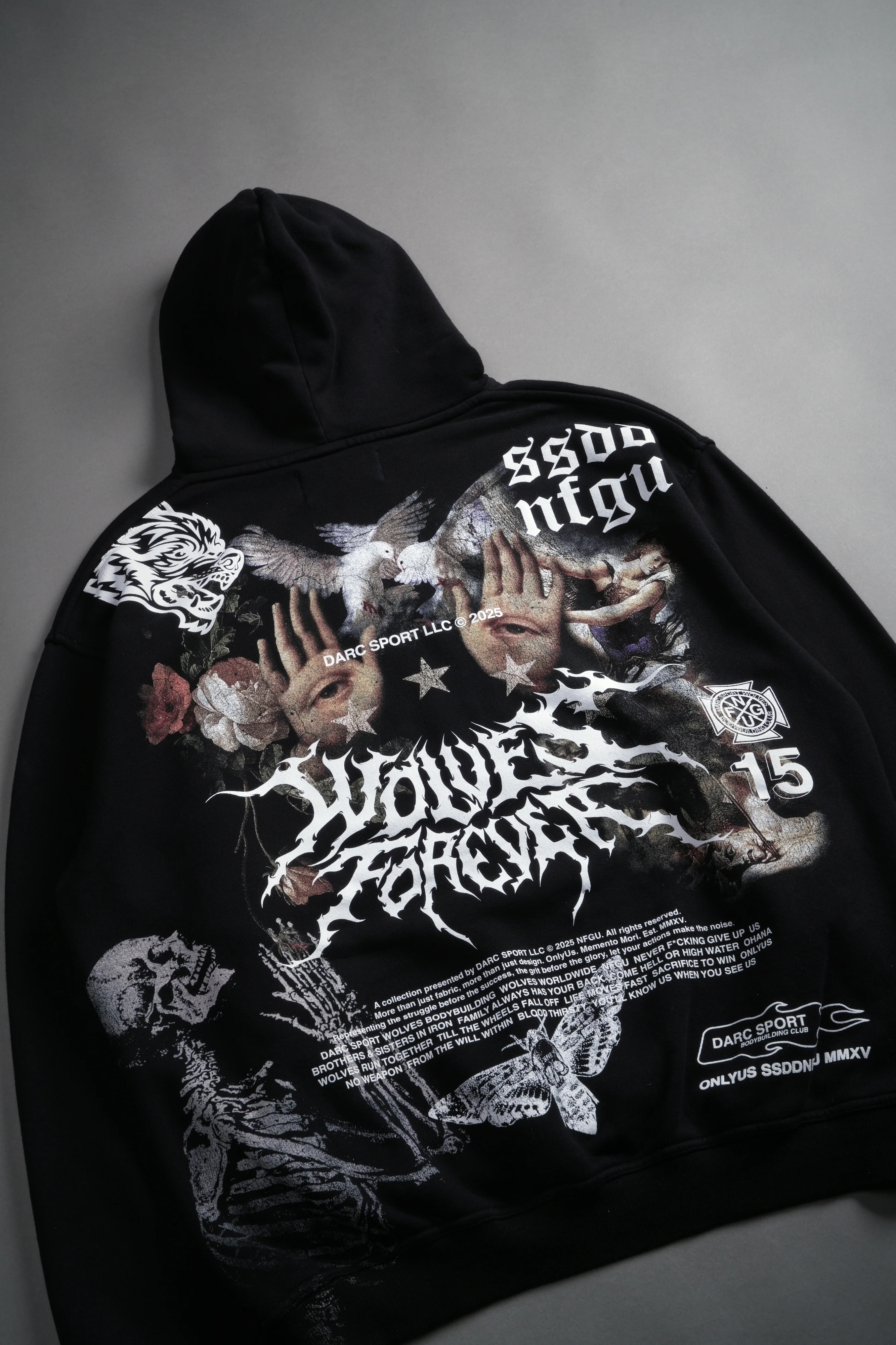 Born Stoic "Pierce" Hoodie in Black - Image 9