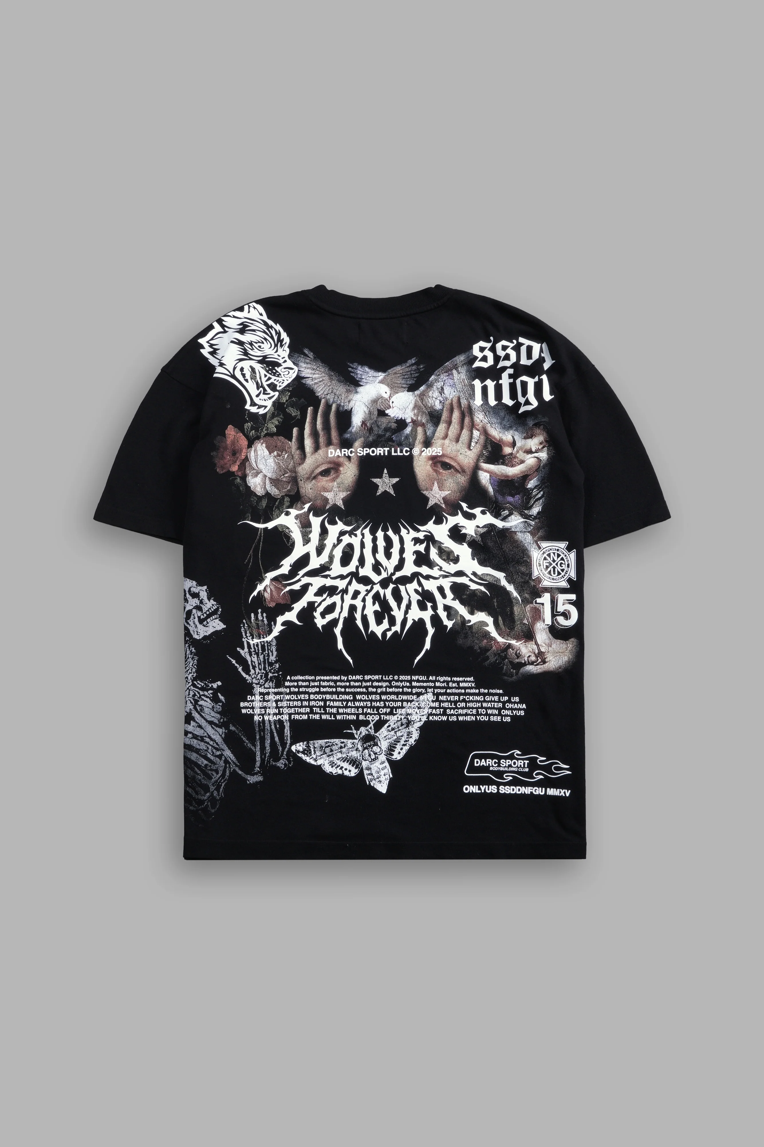 Born Stoic "Premium" Oversized Tee in Black