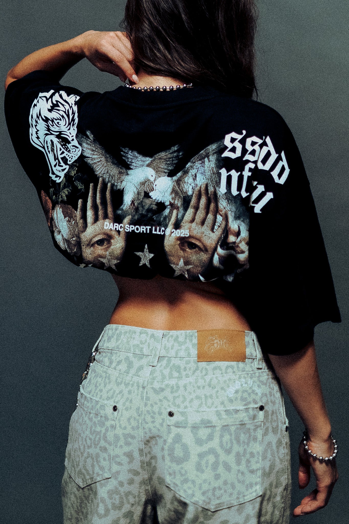 Born Stoic "Premium" Oversized Tee in Black - Image 10