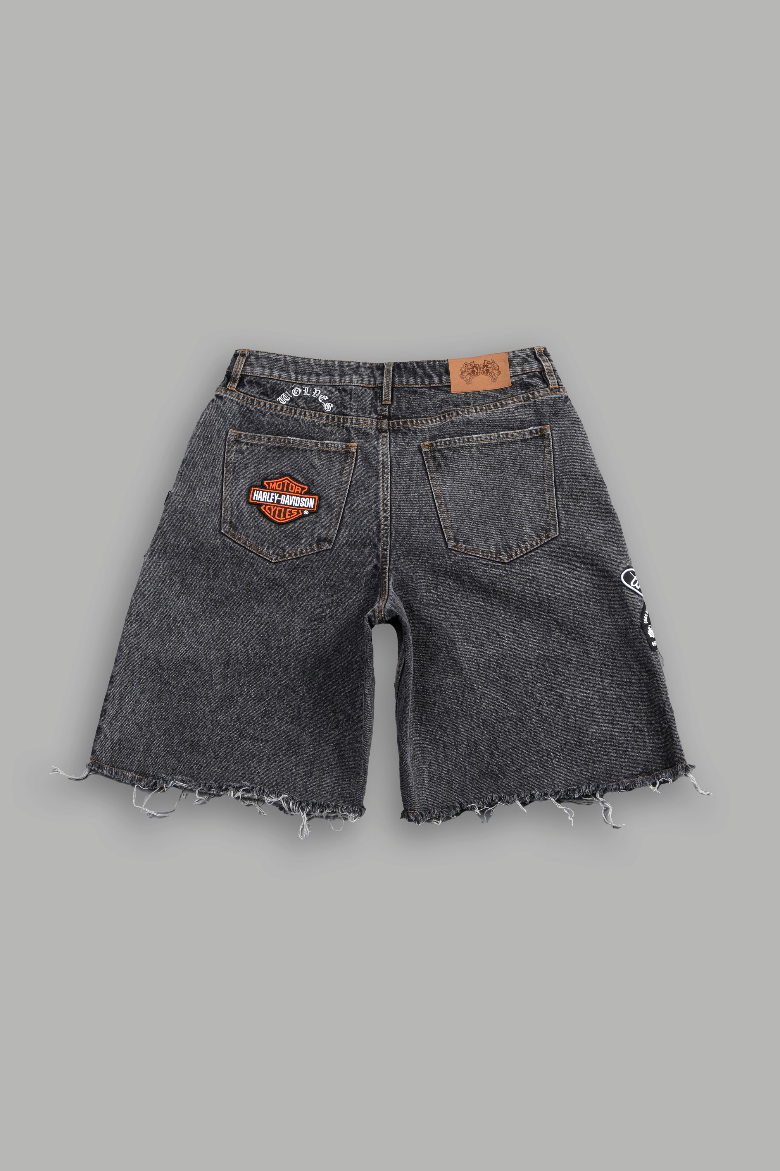 Brotherhood Ash Denim Jean Short in Black - Image 3