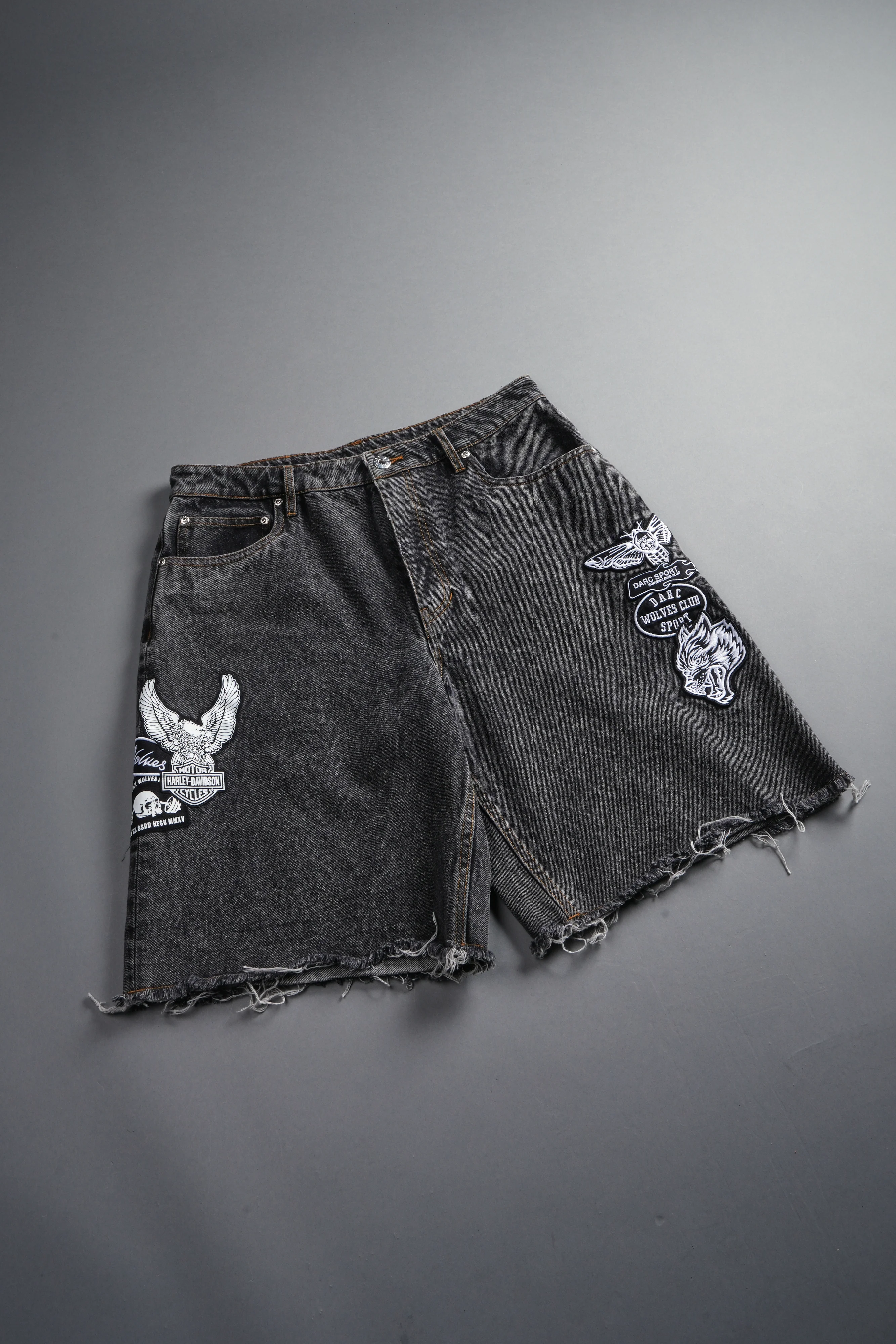 Brotherhood Ash Denim Jean Short in Black - Image 8