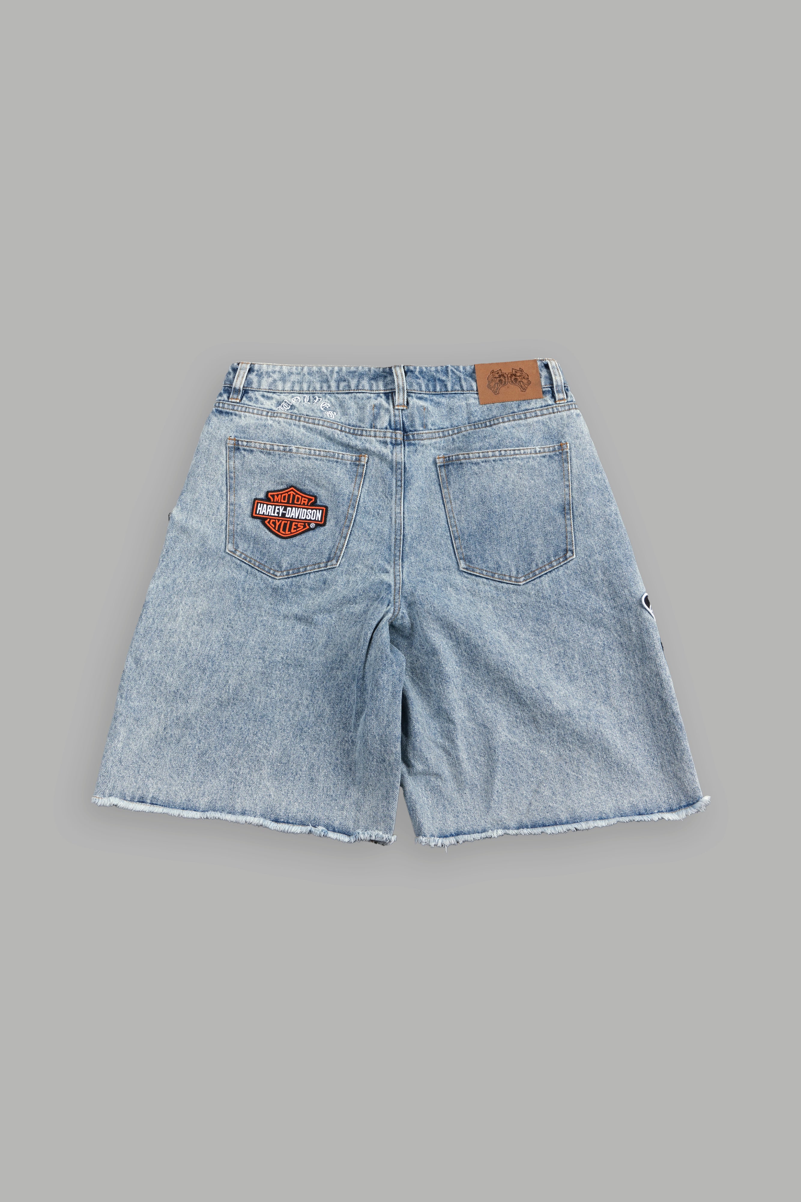 Brotherhood Ash Denim Jean Short in Light Wash - Image 2