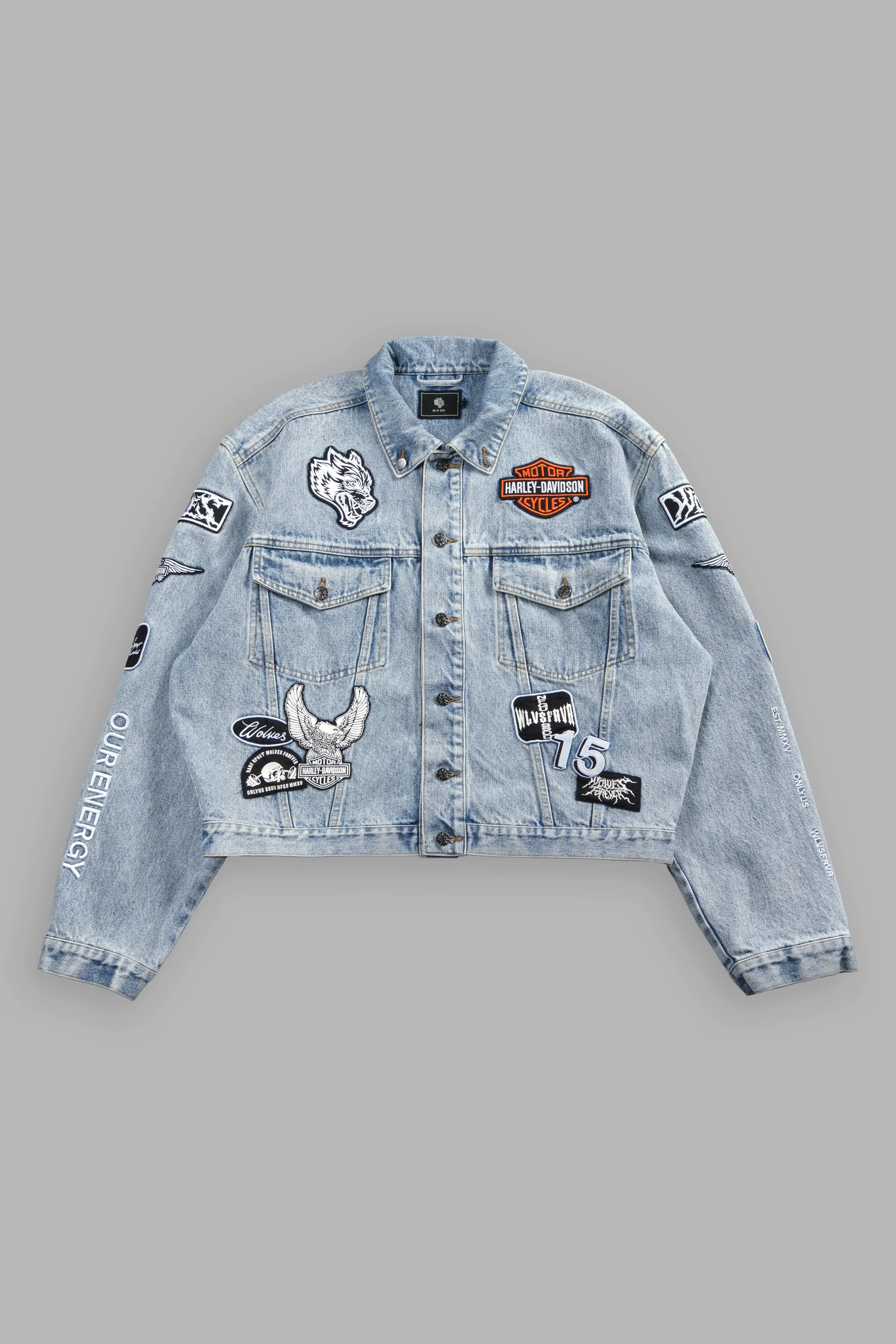 Brotherhood Lemy Denim Jacket in Light Wash - Image 4