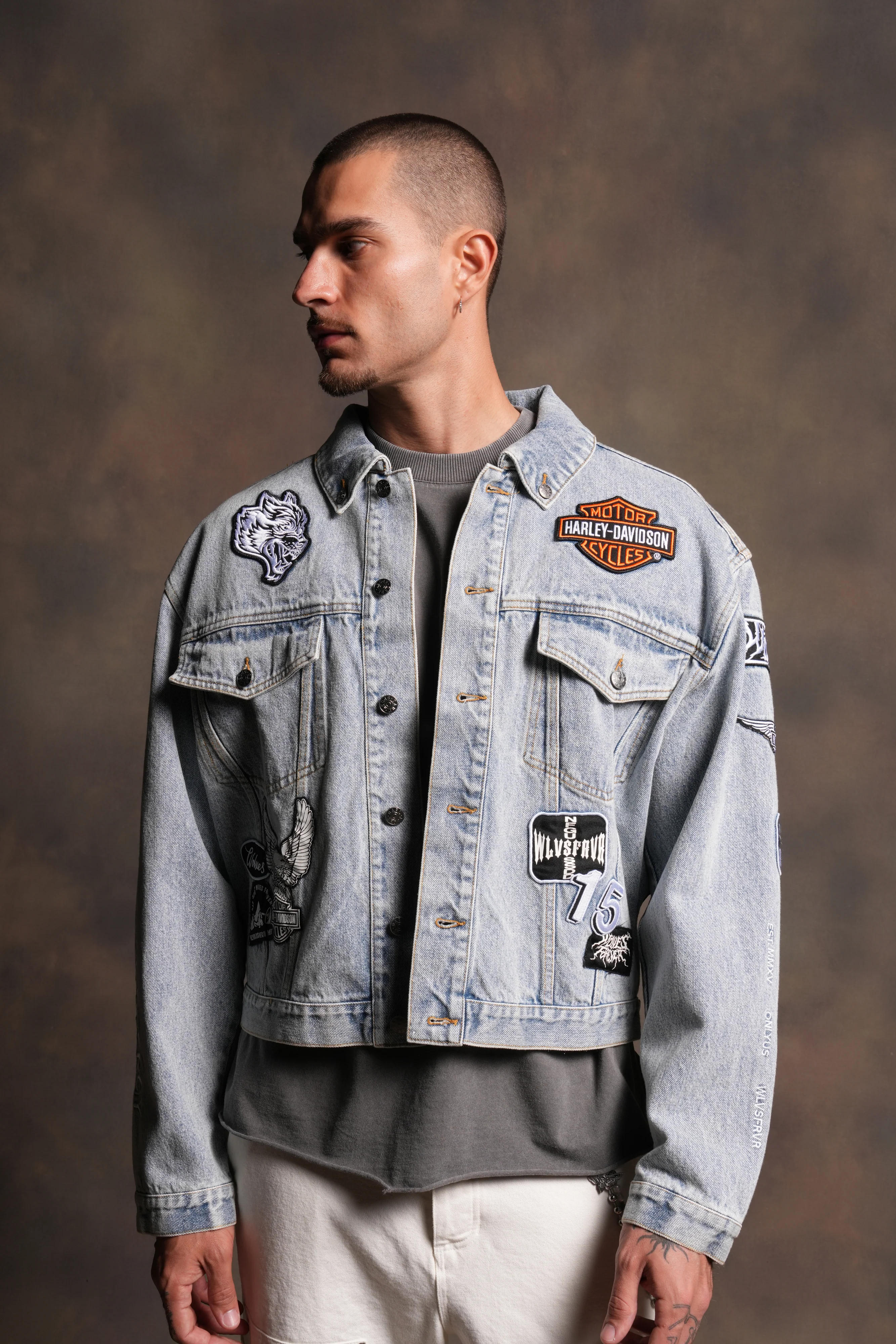 Brotherhood Lemy Denim Jacket in Light Wash - Image 5