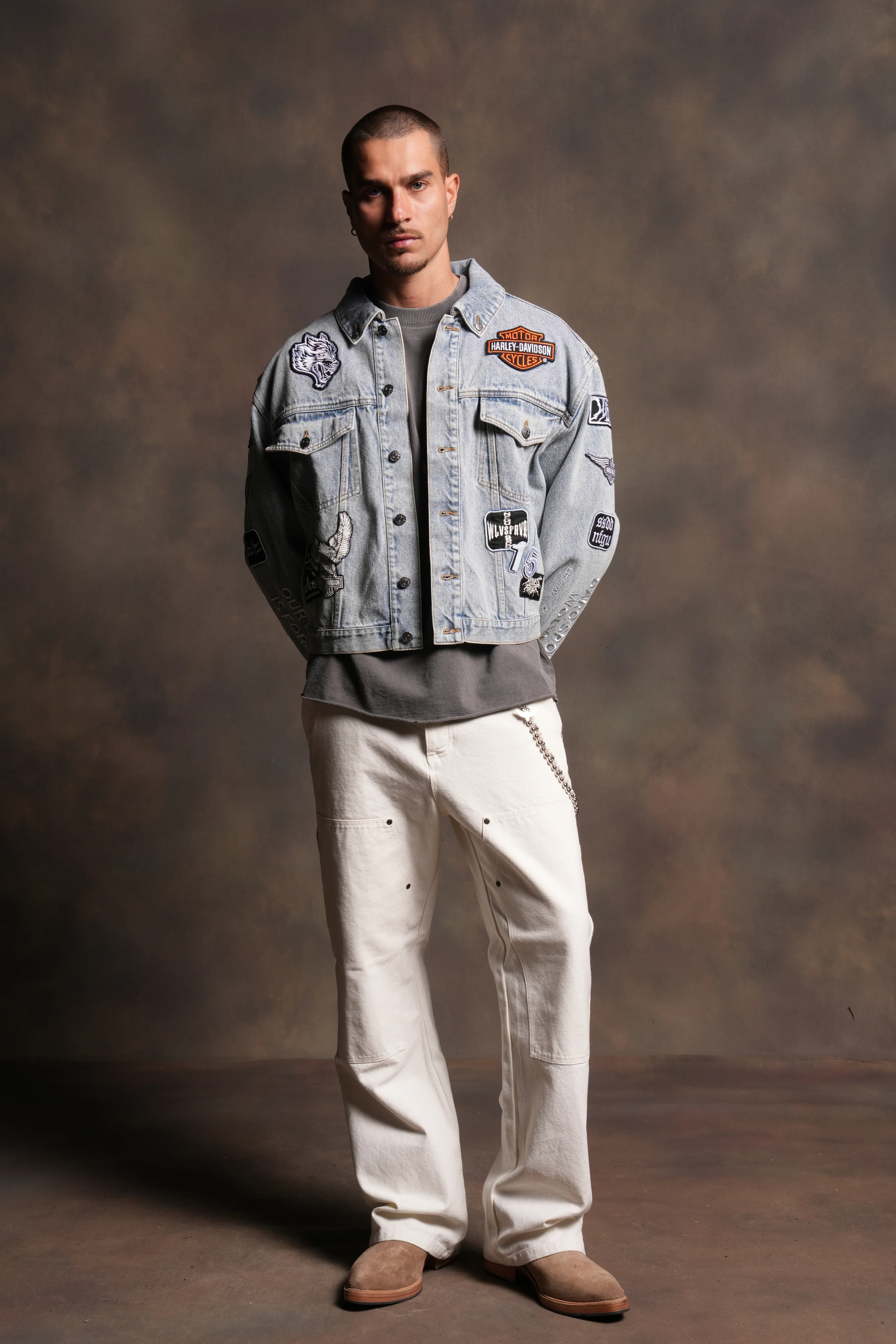 Brotherhood Lemy Denim Jacket in Light Wash - Image 8