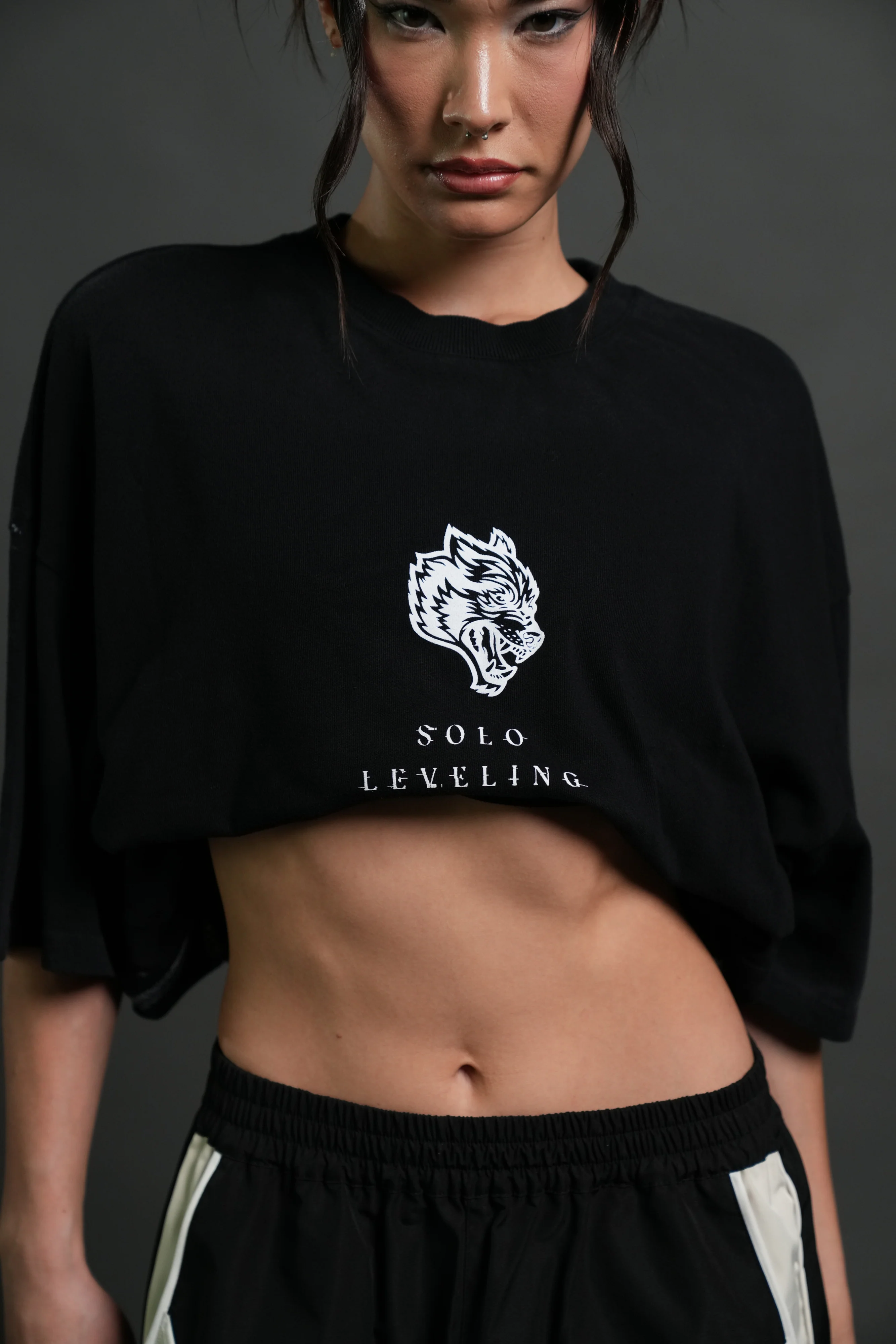Celestial Knight Premium Oversized Tee in Black - Image 13