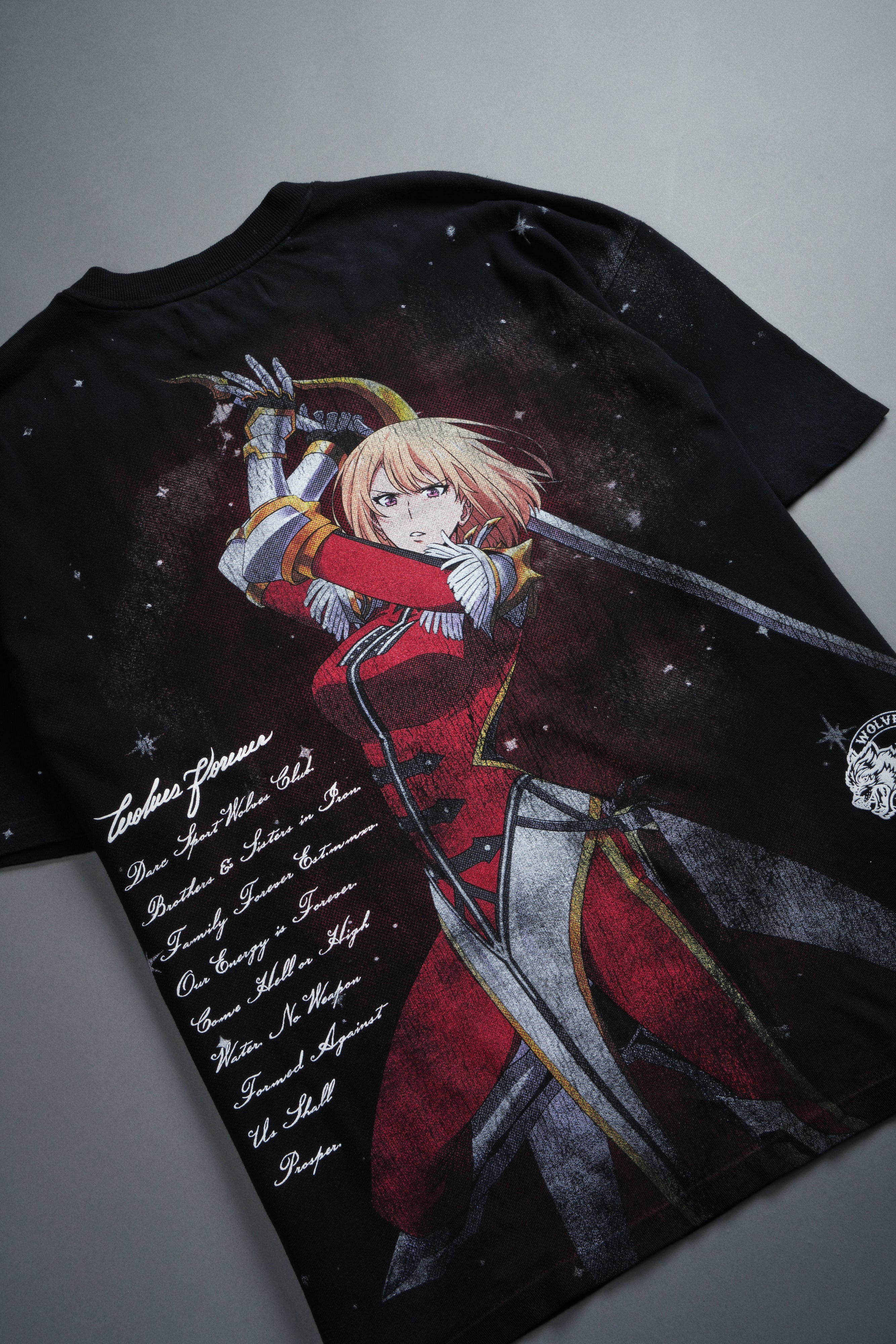 Celestial Knight Premium Oversized Tee in Black - Image 16