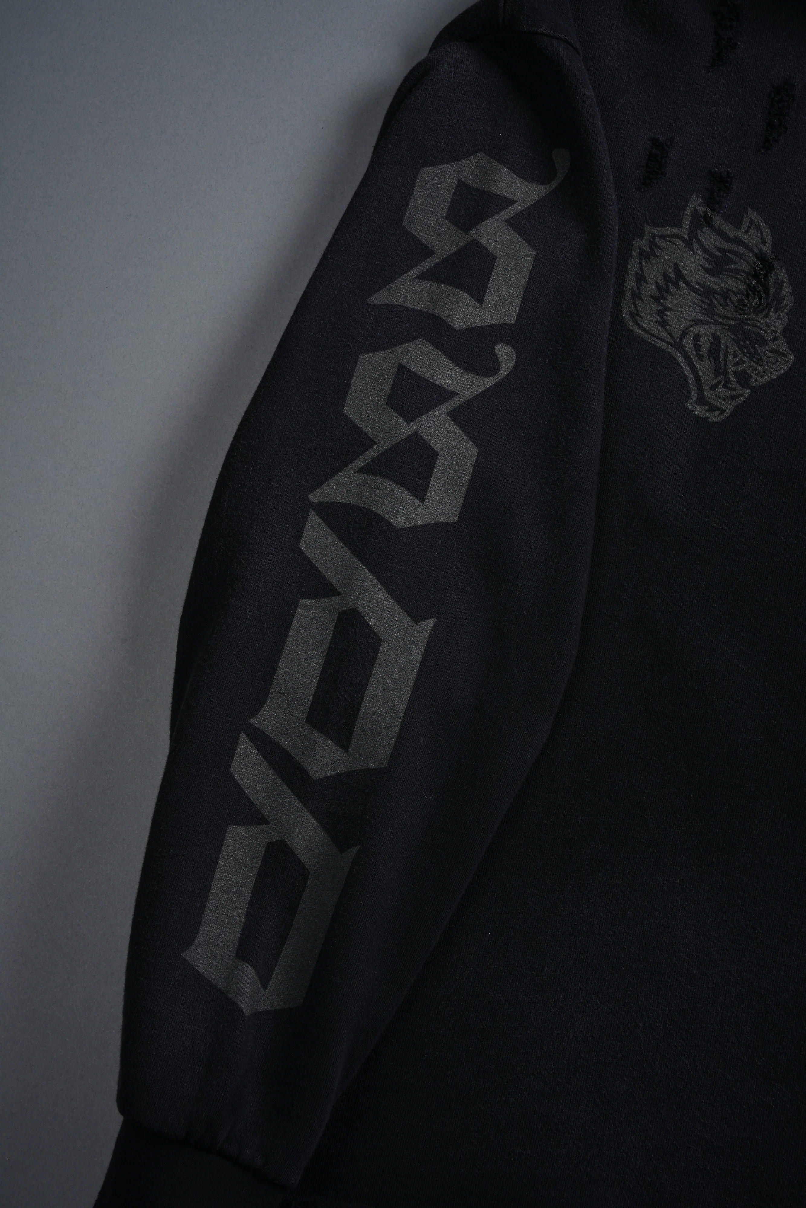Celestial Knight "Pierce" Hoodie in Black Sun Fade - Image 13