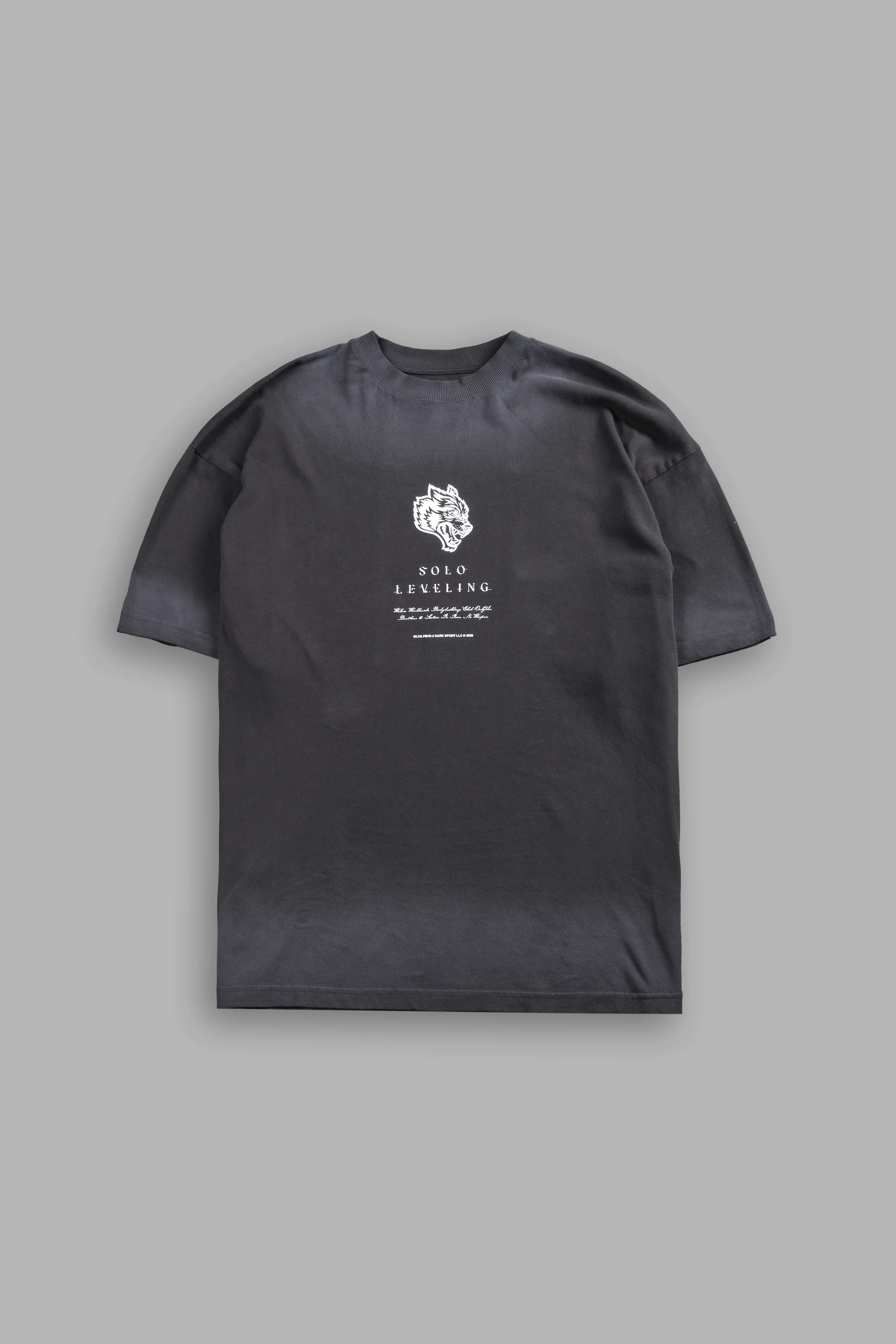 Celestial Knight Premium Oversized Tee in Wolf Gray - Image 3