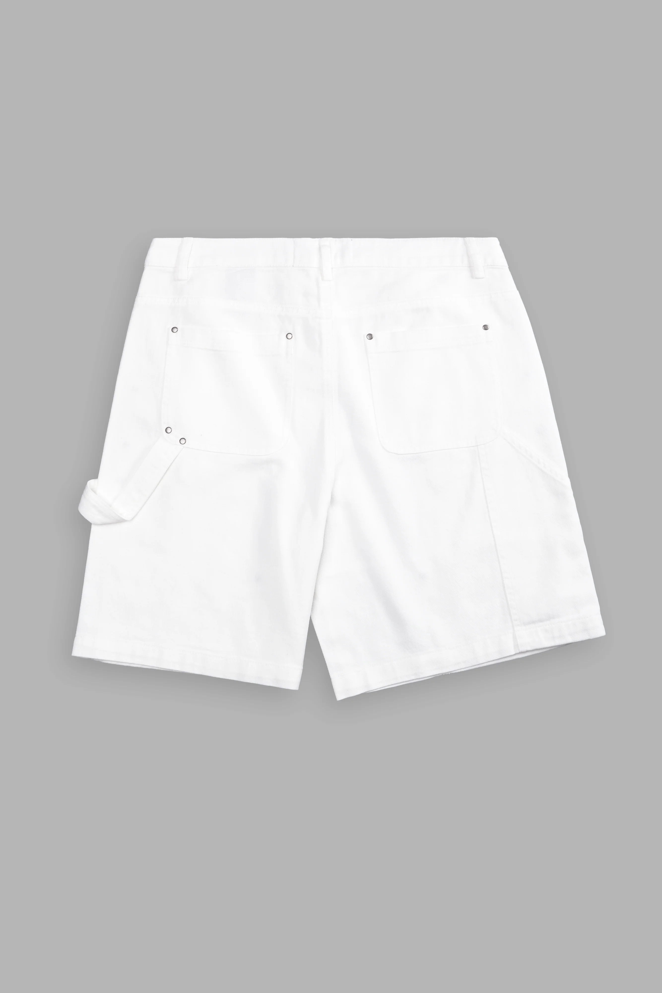 Chopper Clark Utility Shorts in Cream - Image 3