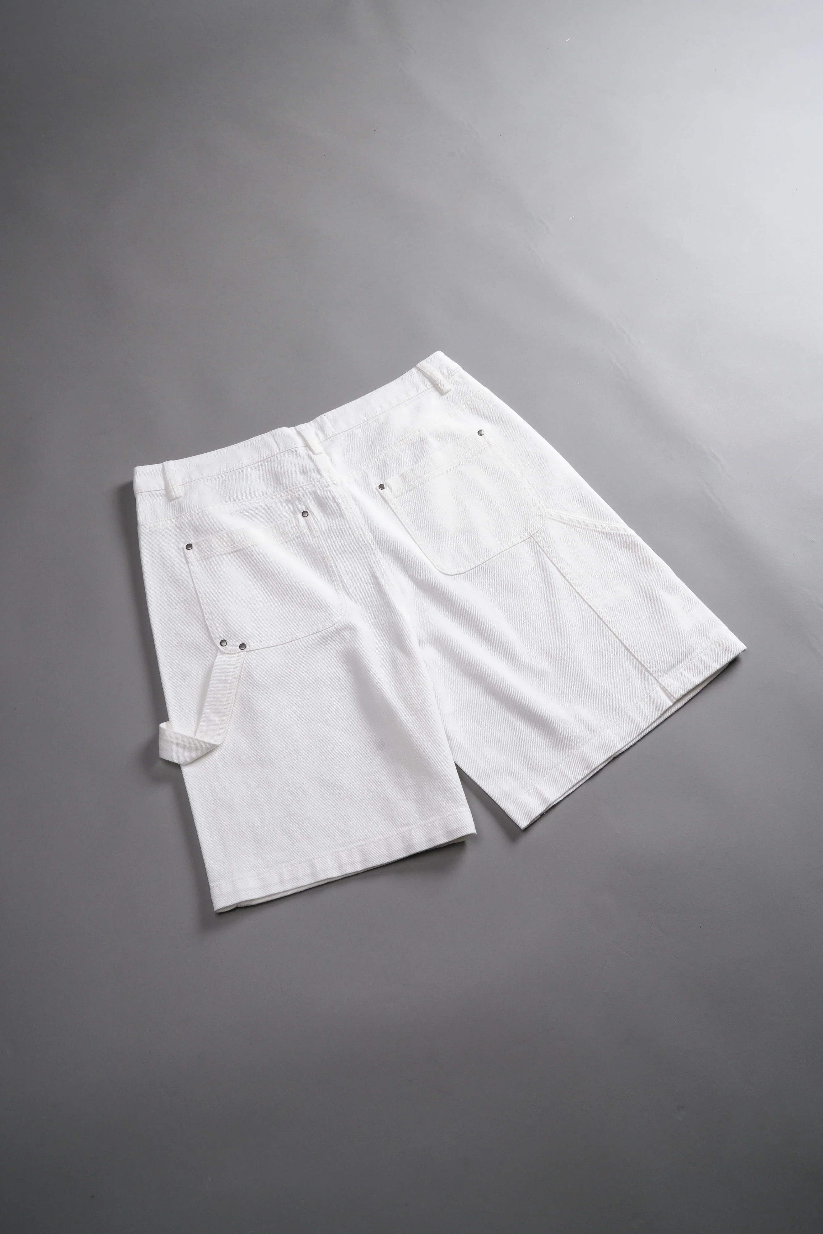 Chopper Clark Utility Shorts in Cream - Image 9
