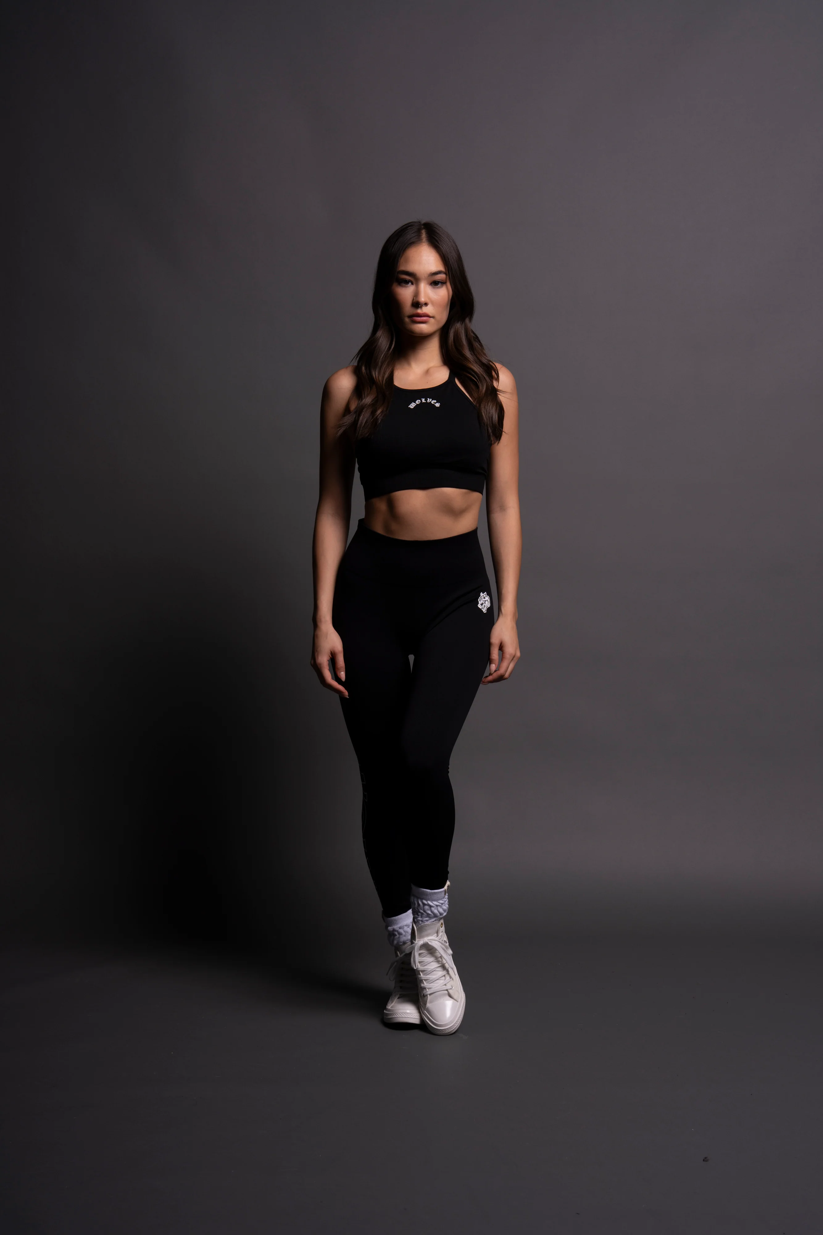Chopper "Everson Seamless" High Neck Bra in Black - Image 5