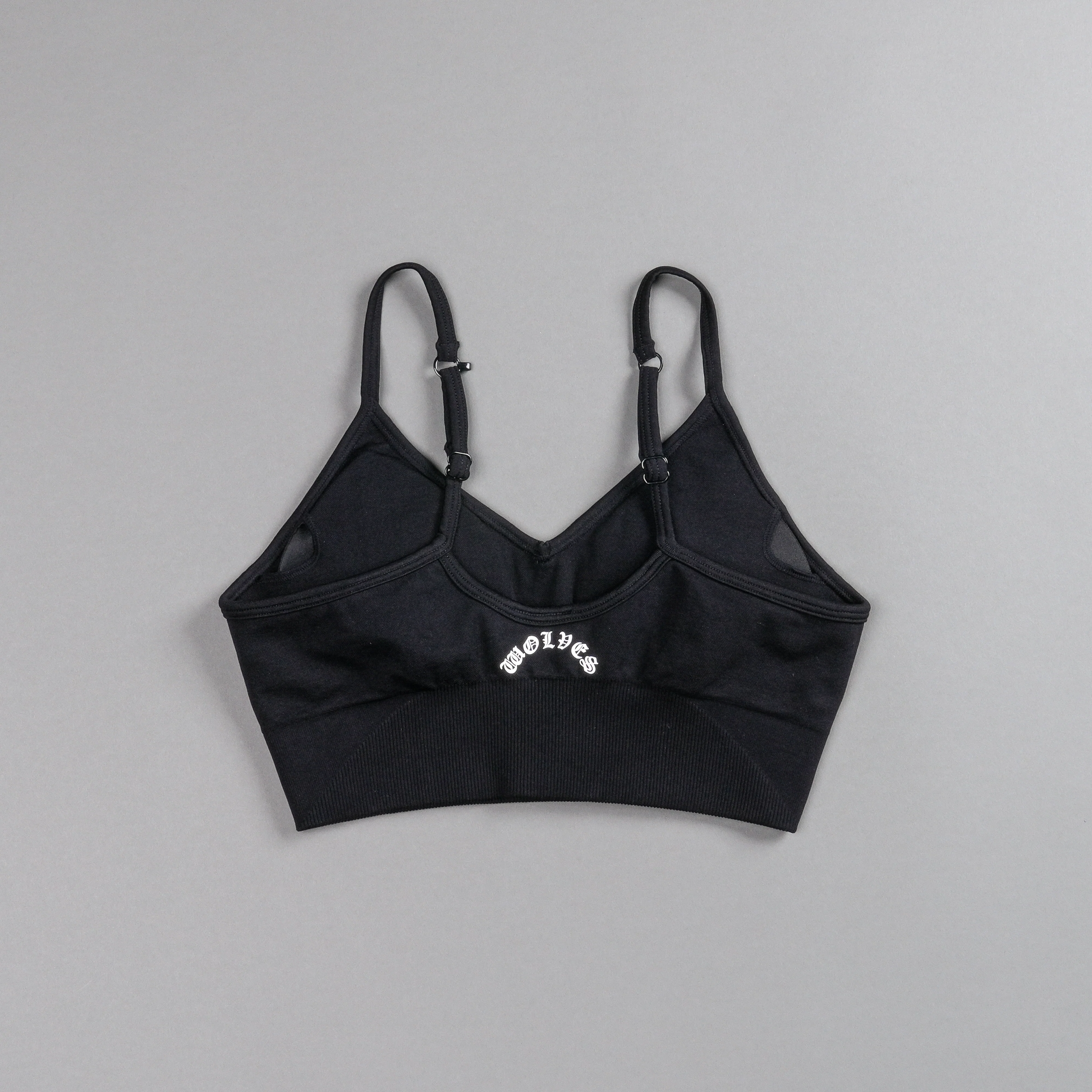 Wolf Chopper "Everson Seamless" Sports Bra in Black - Image 4