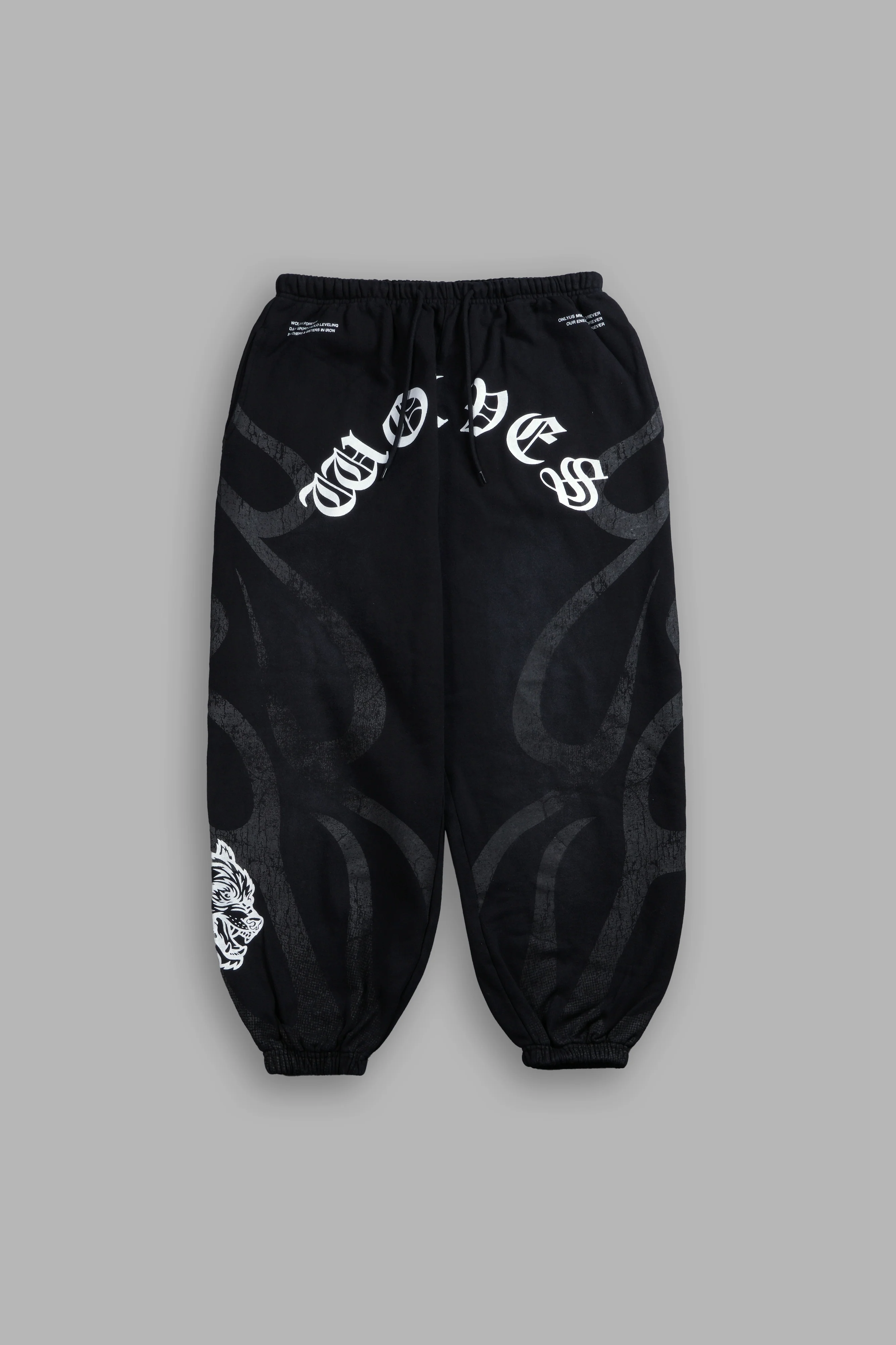 Chopper Inferno Lounger Sweat Pants in Black Sun Fade