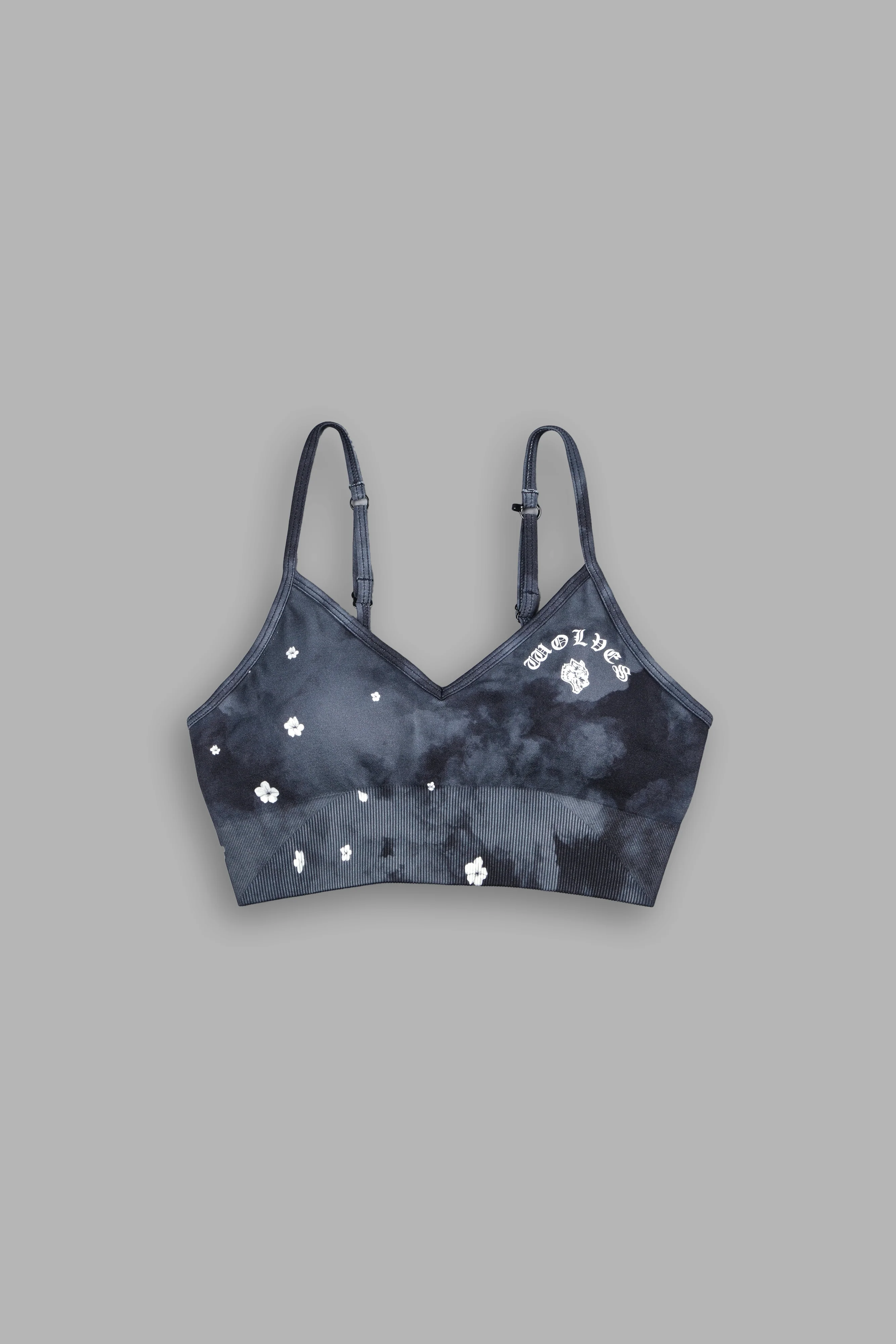 Chopper V2 "Everson Seamless" Sports Bra in Black Cherry Ghost Clouds - Image 3