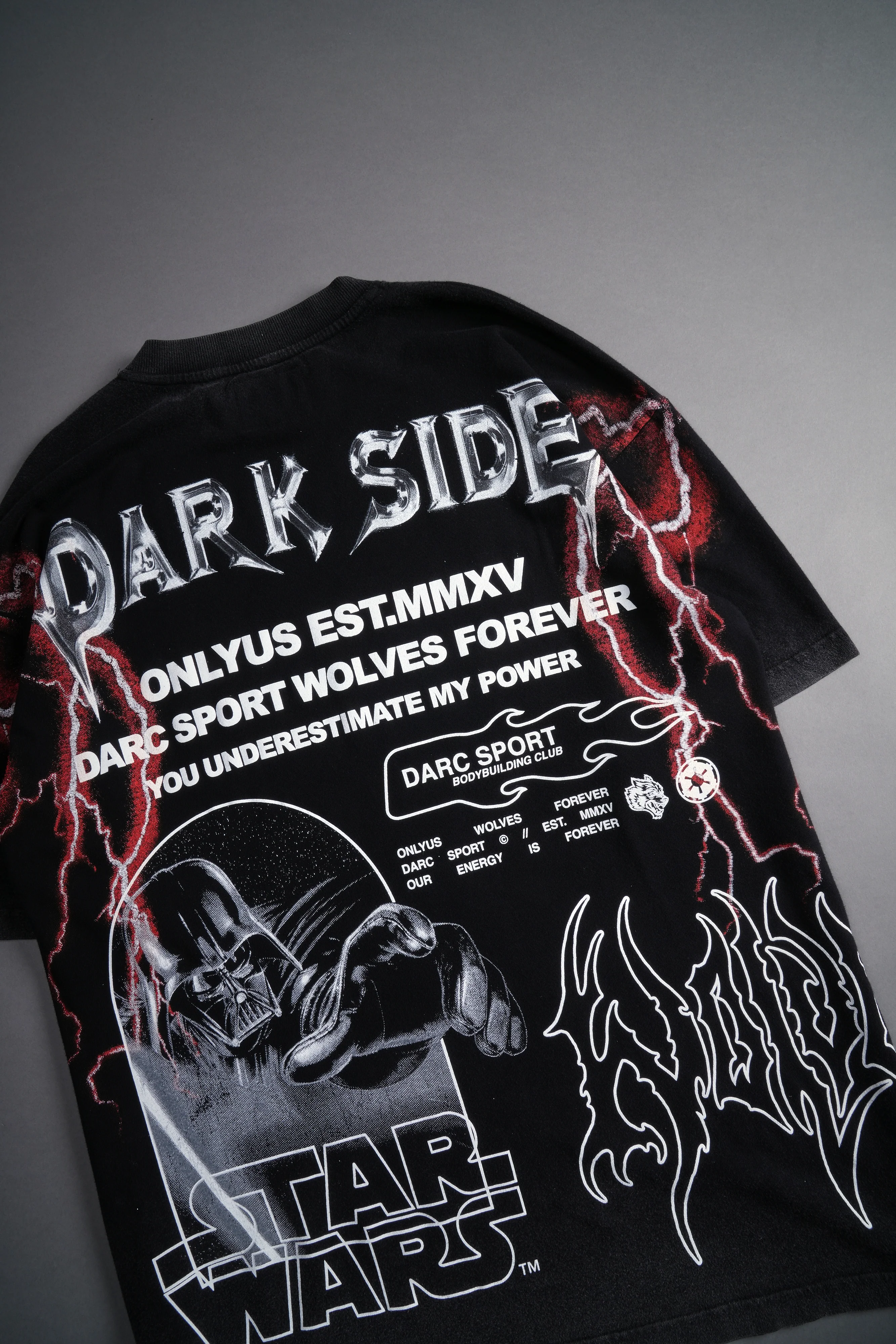 Come To The Dark Side "Premium" Oversized Tee in Black - Image 10