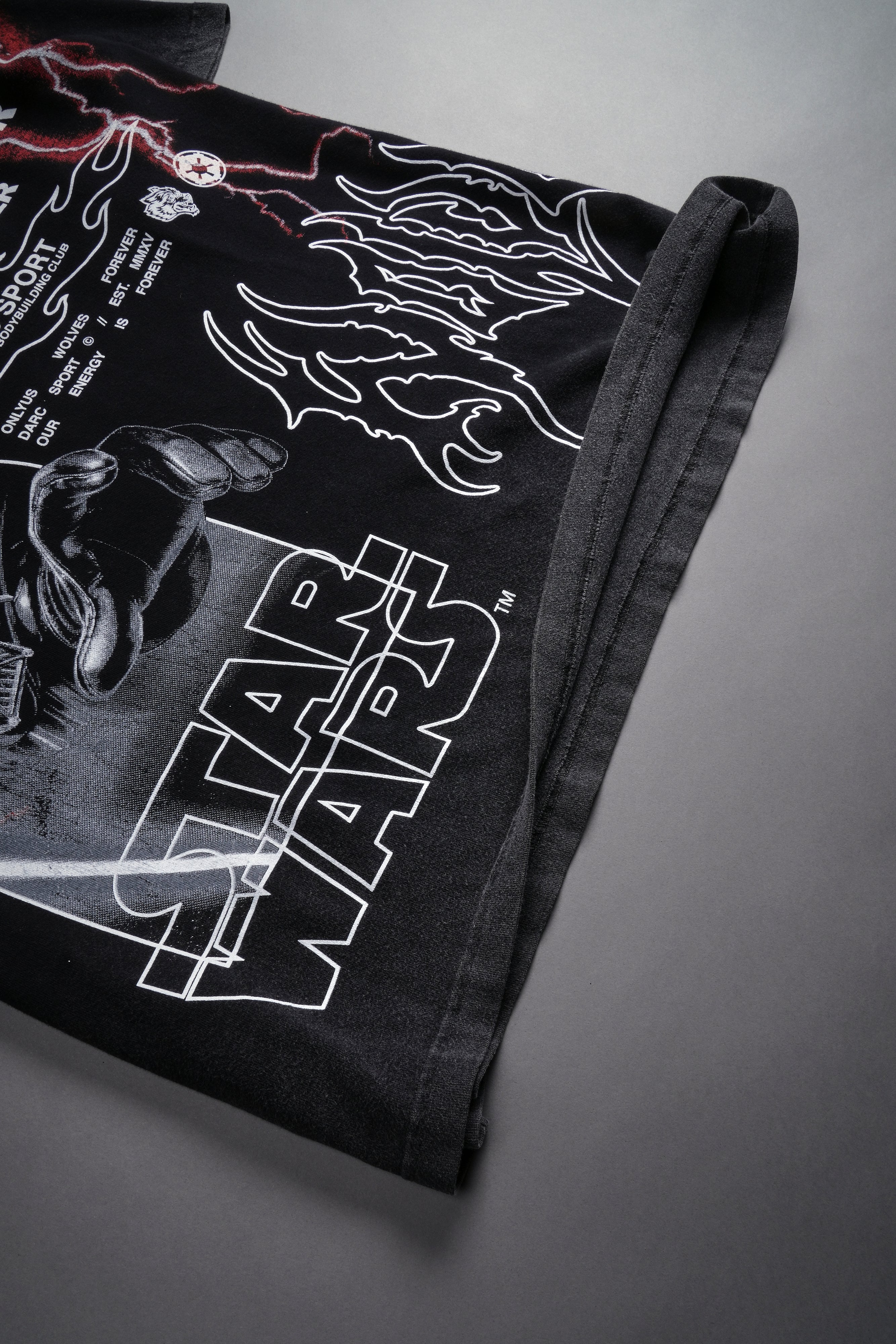 Come To The Dark Side "Premium" Oversized Tee in Black - Image 6