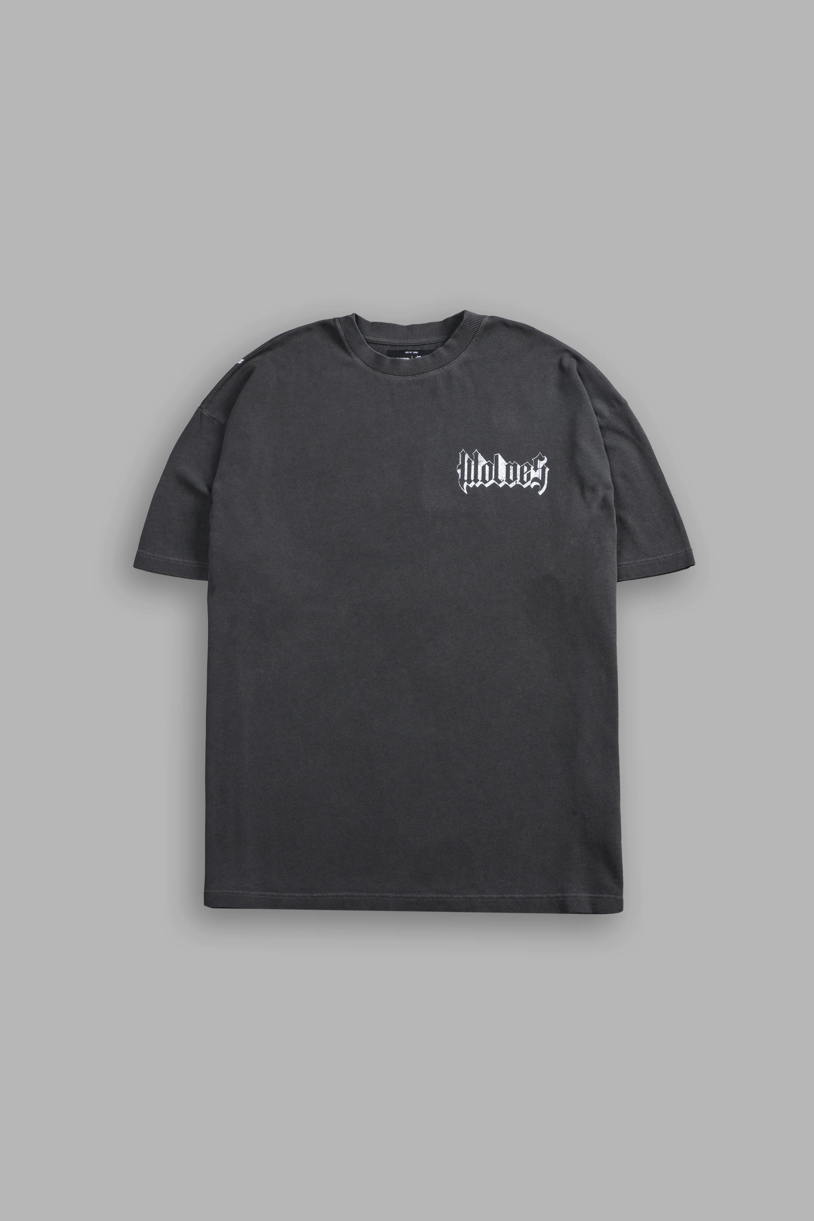 Consumed by the Darc "Premium" Oversized Tee in Wolf Gray Drift Wash - Image 3