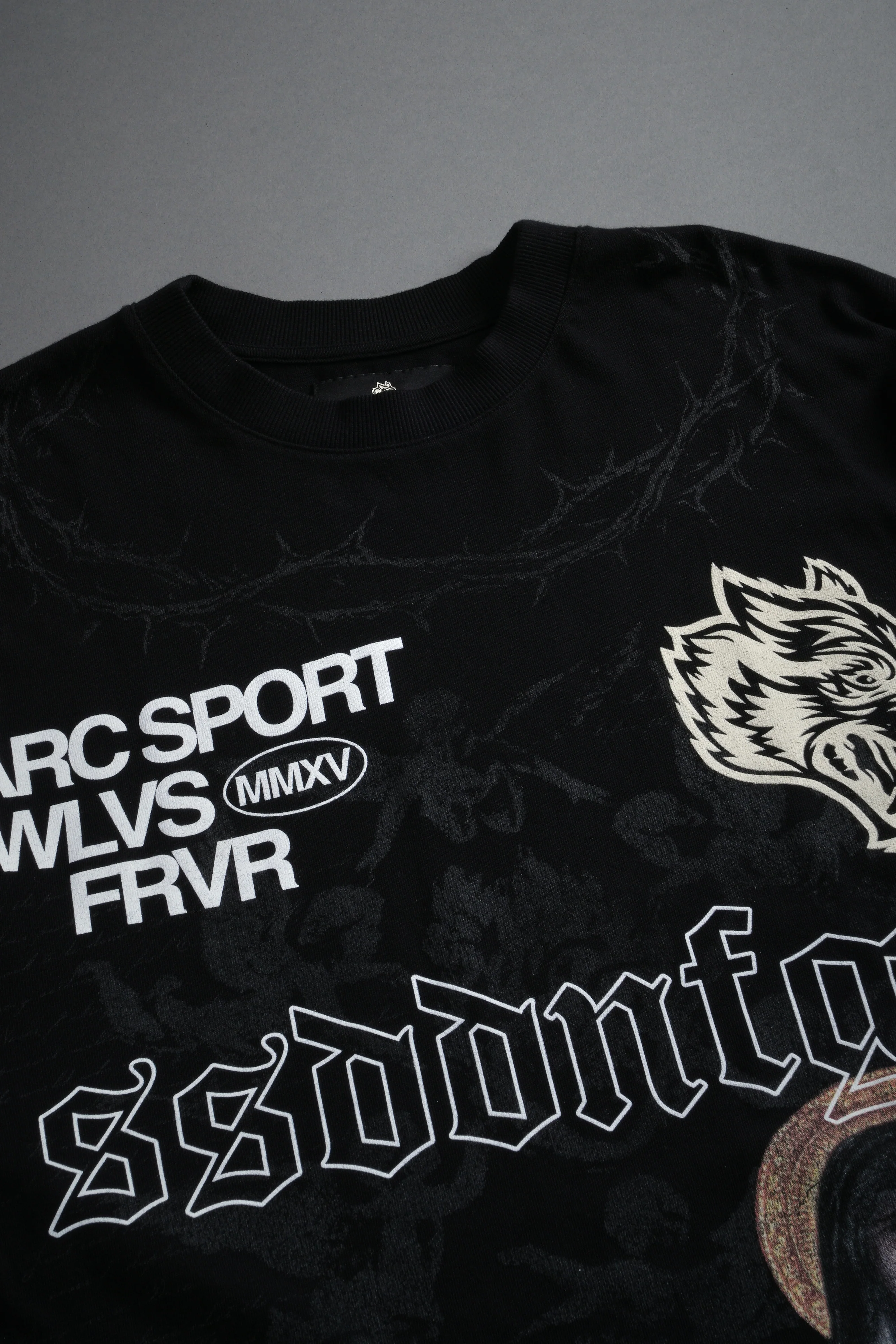 Creed Premium Oversized Tee in Black - Image 13