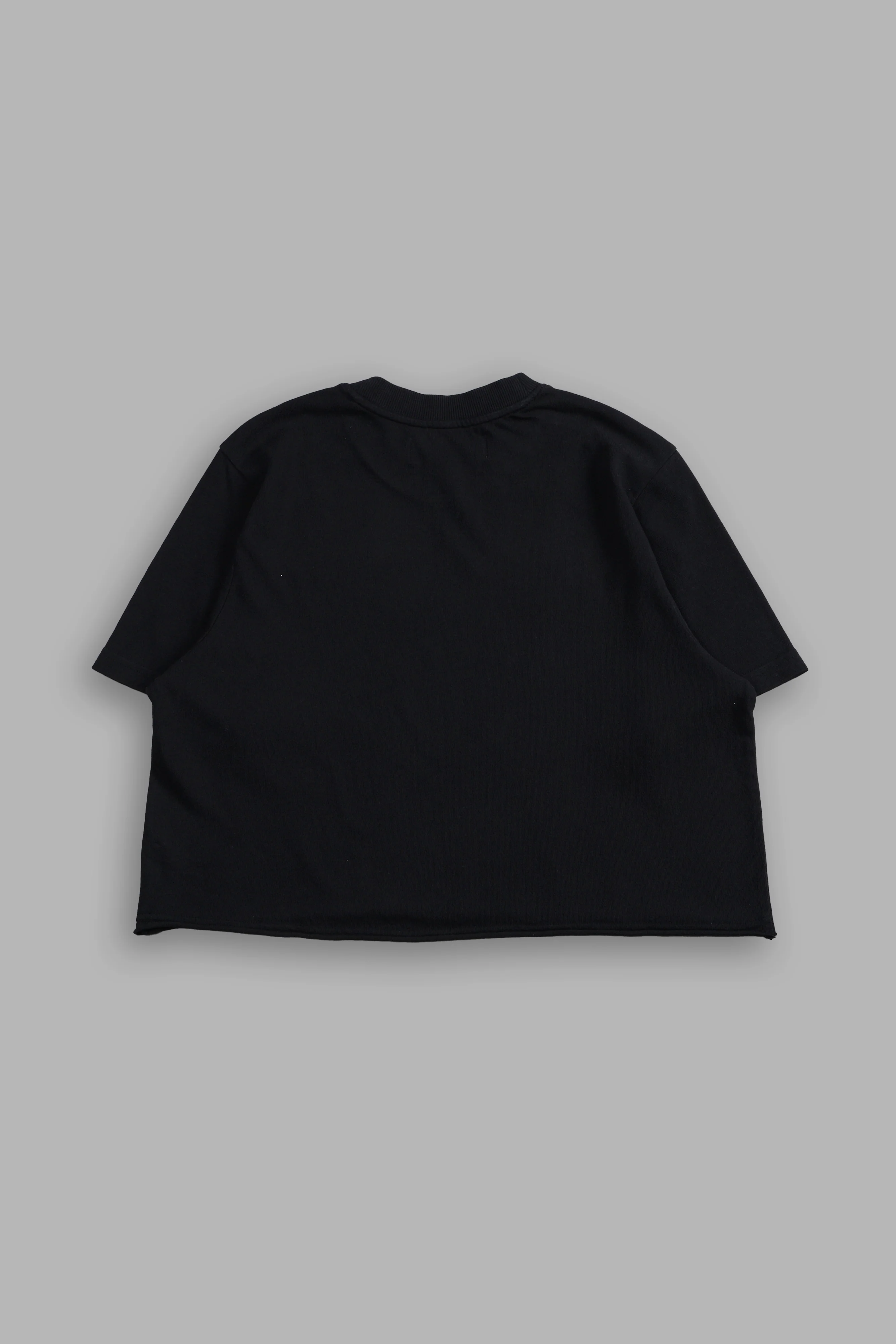 Crystal Code "Premium" Oversized (Cropped) Tee in Black - Image 4