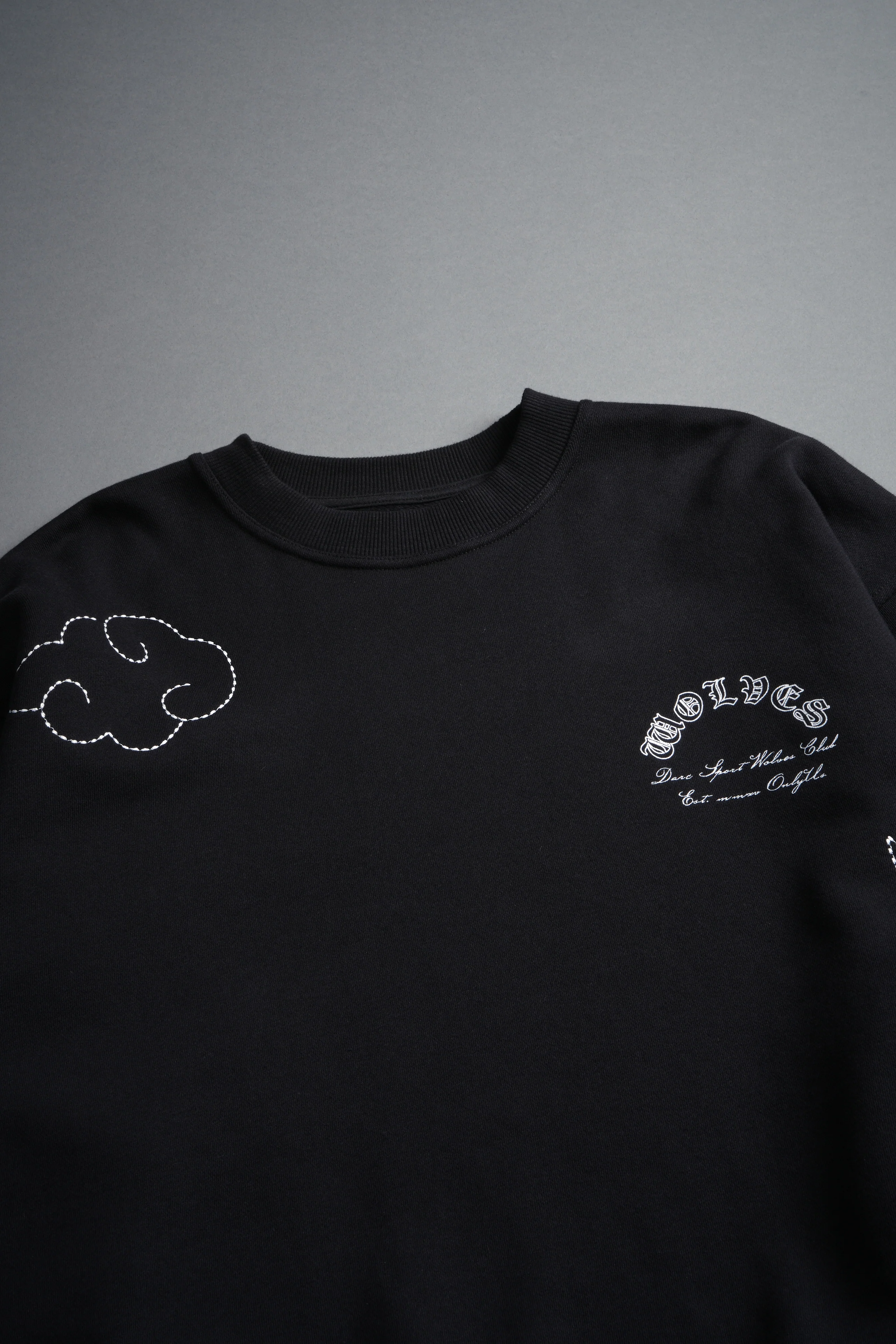 Darc Clouds London Crewneck in Black - Image 10
