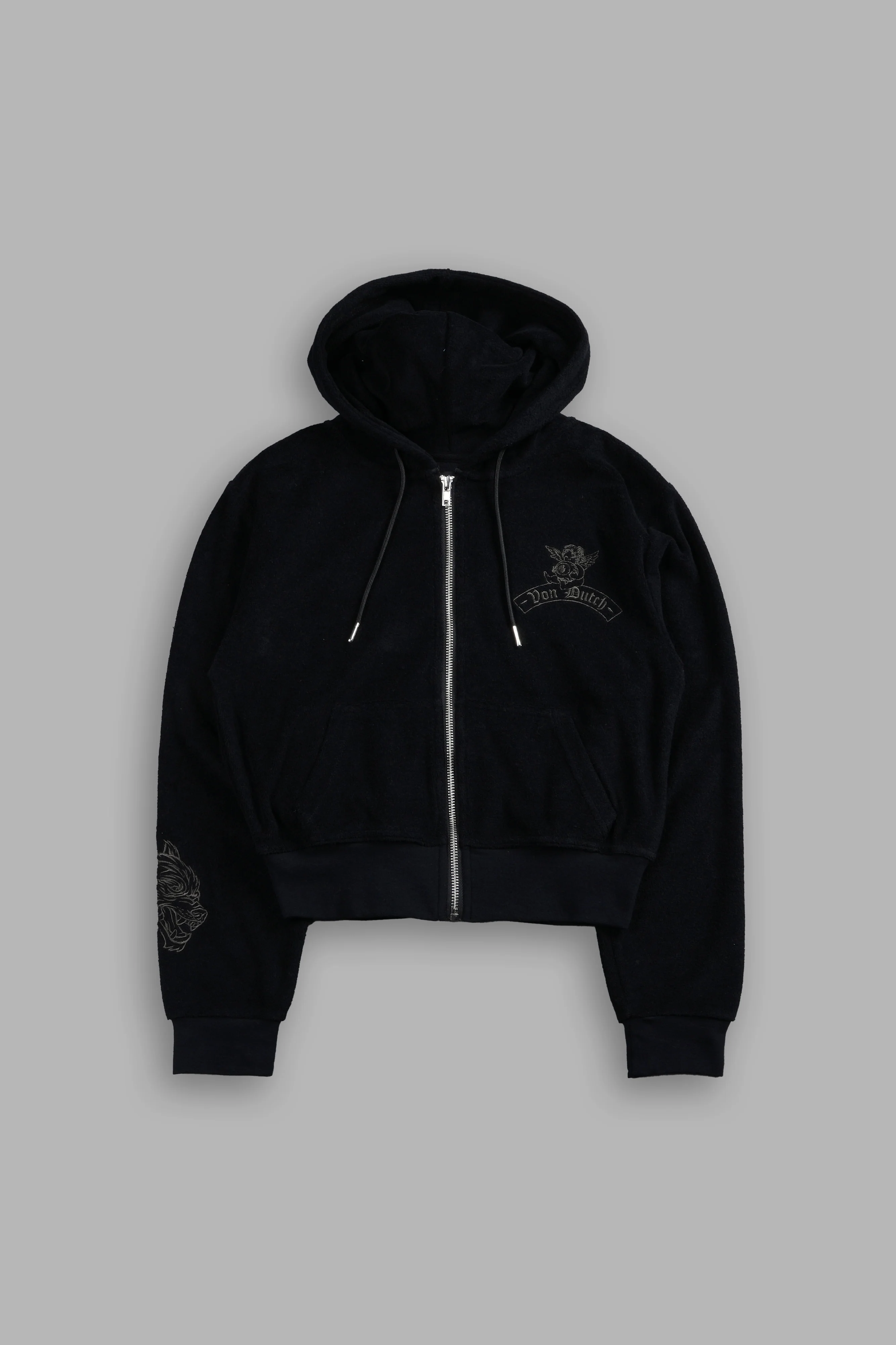 Darc Covenant "Tia" Zip Up Hoodie in Black - Image 9