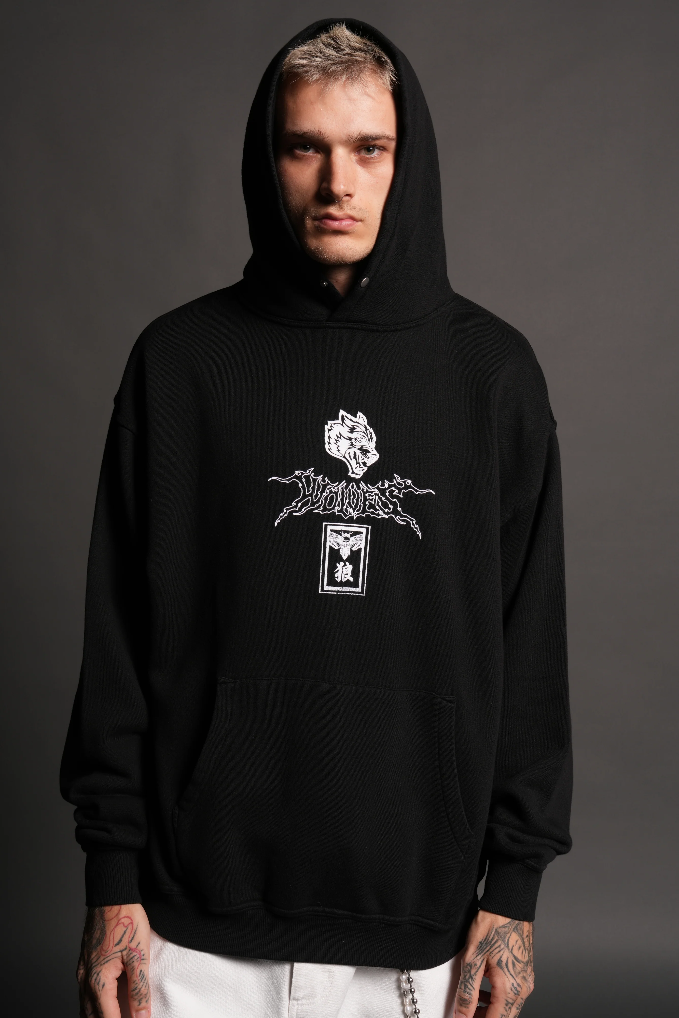 Darc Fury Pierce Hoodie in Black - Image 2